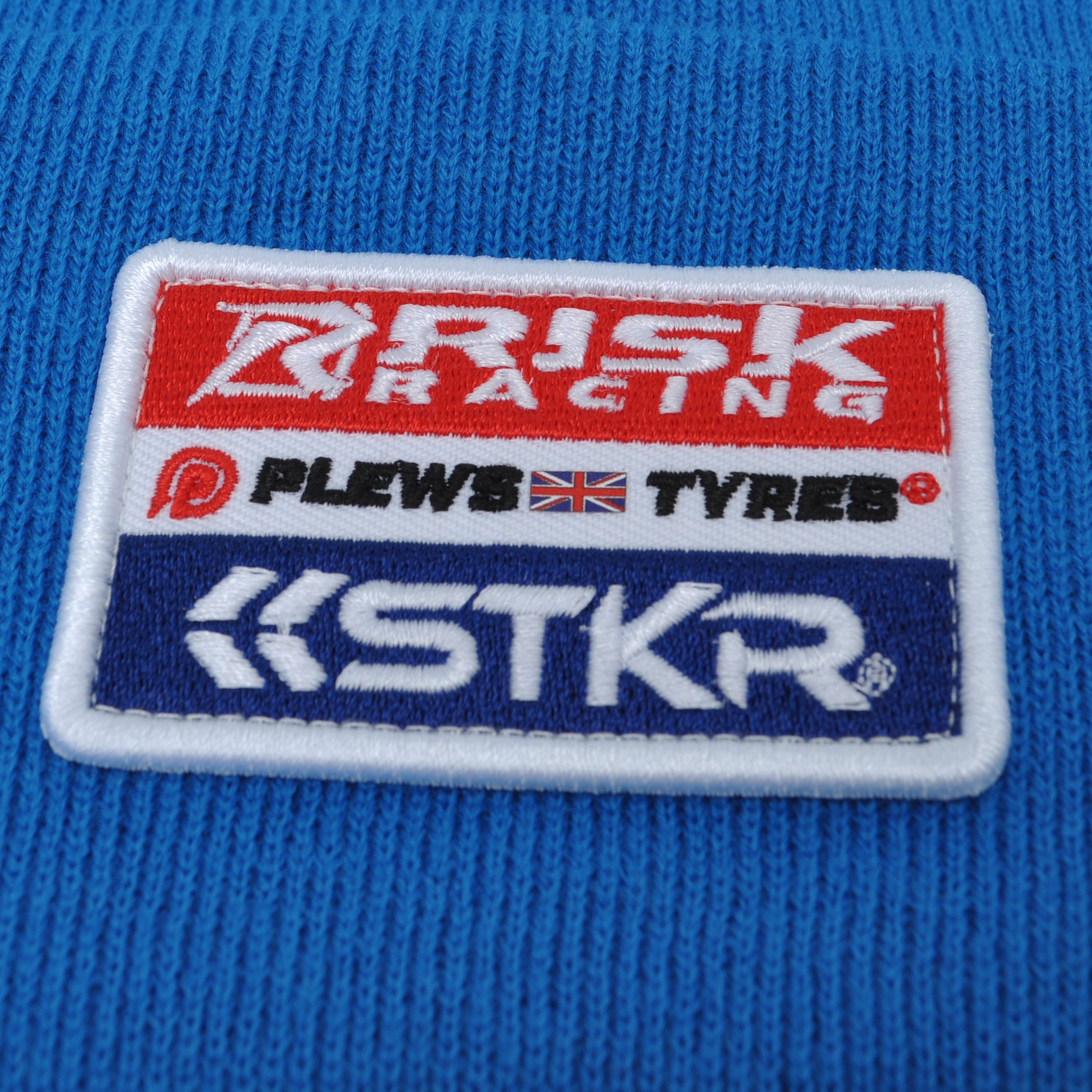STKR Blue Team Beanie - Warm Winter Skull Cap for Men & Women - Perfect for Outdoor Activities, Sports, and Casual Wear