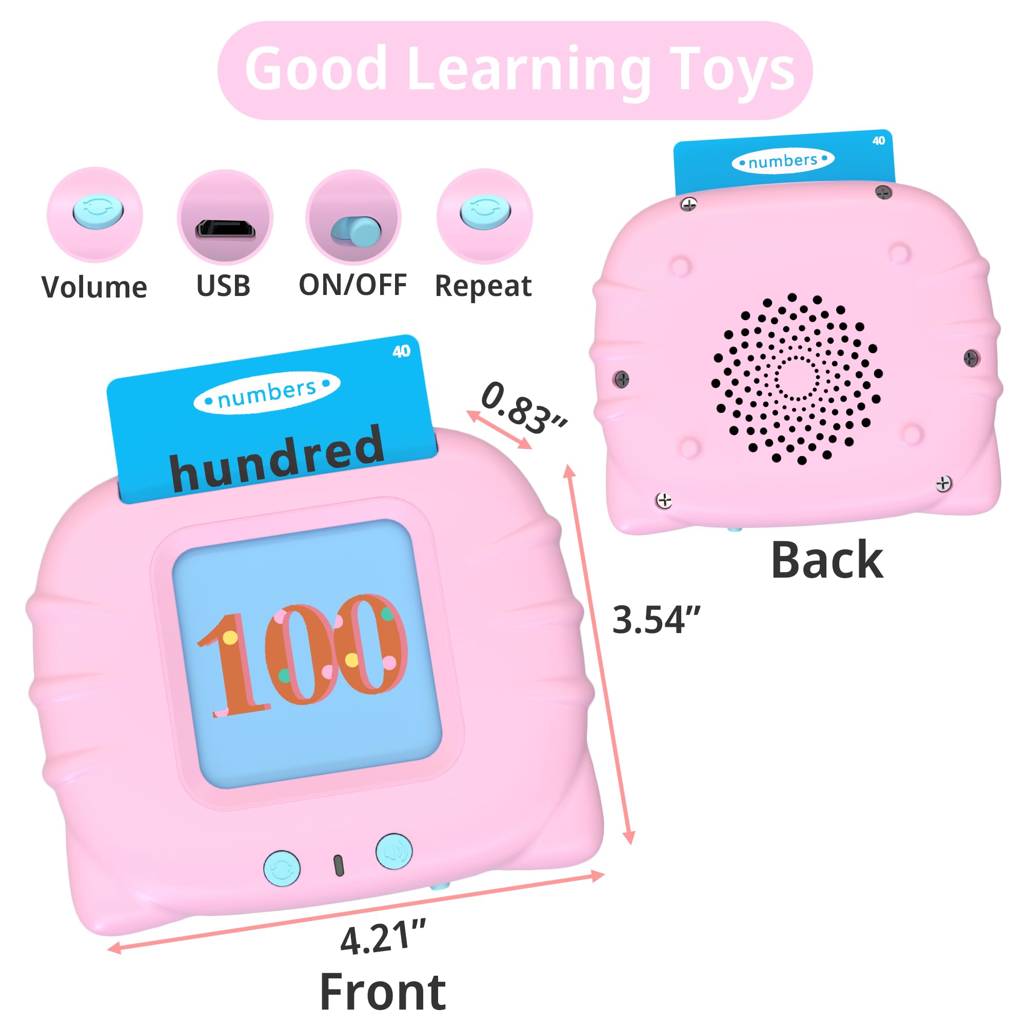**Alphabet Flash Cards for Toddlers - 510 Sight Words, ABC Learning & Speech Therapy Toys, Montessori Educational Toys for Preschool, Autism Sensory Toys for Kids - Perfect for Home, Classroom & Travel Use**