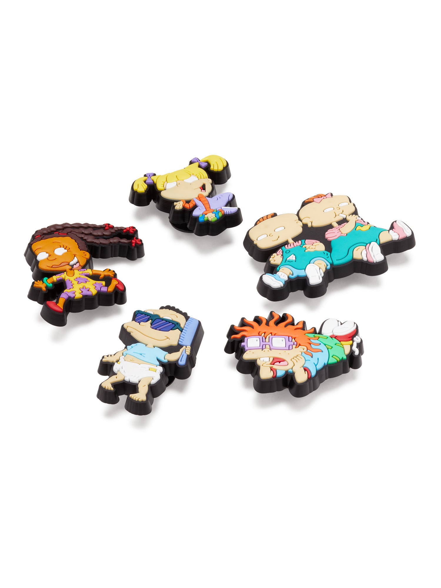 Crocs Jibbitz Oversized Rugrats 5-Pack Charms - Fun Shoe Accessories for Kids & Adults - Perfect for Customizing Crocs, Sandals & Backpacks