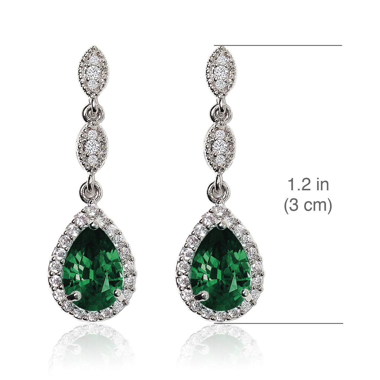 Emerald Green Bridesmaid Jewelry Set - Elegant Wedding Party Gifts for Women - Perfect for Bridal Showers, Bachelorette Parties & Special Occasions