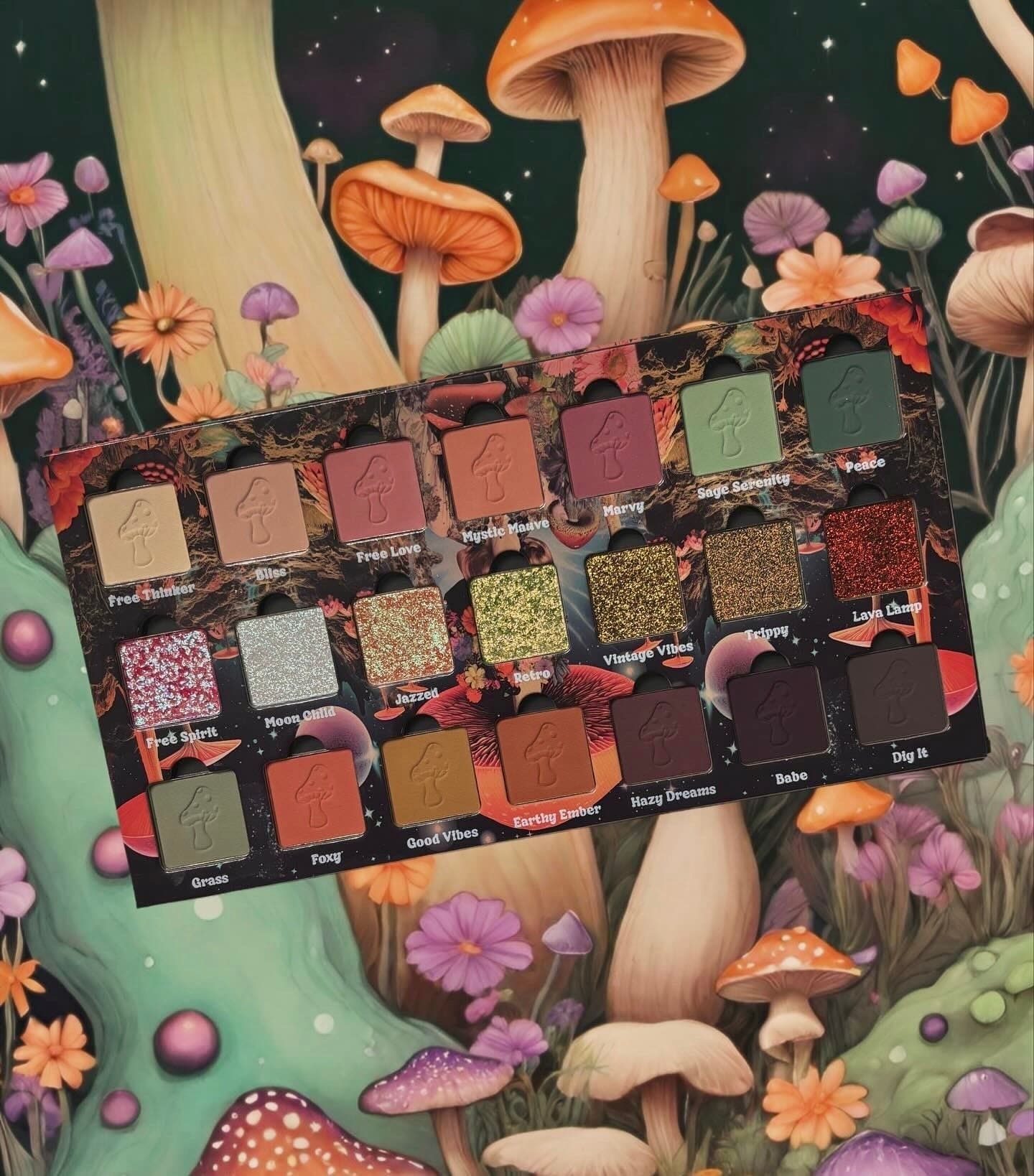 Groovy Garden Eyeshadow Palette - 12 Highly Pigmented Matte & Shimmer Shades for Stunning Eye Looks | Perfect for Daytime, Night Out & Special Occasions