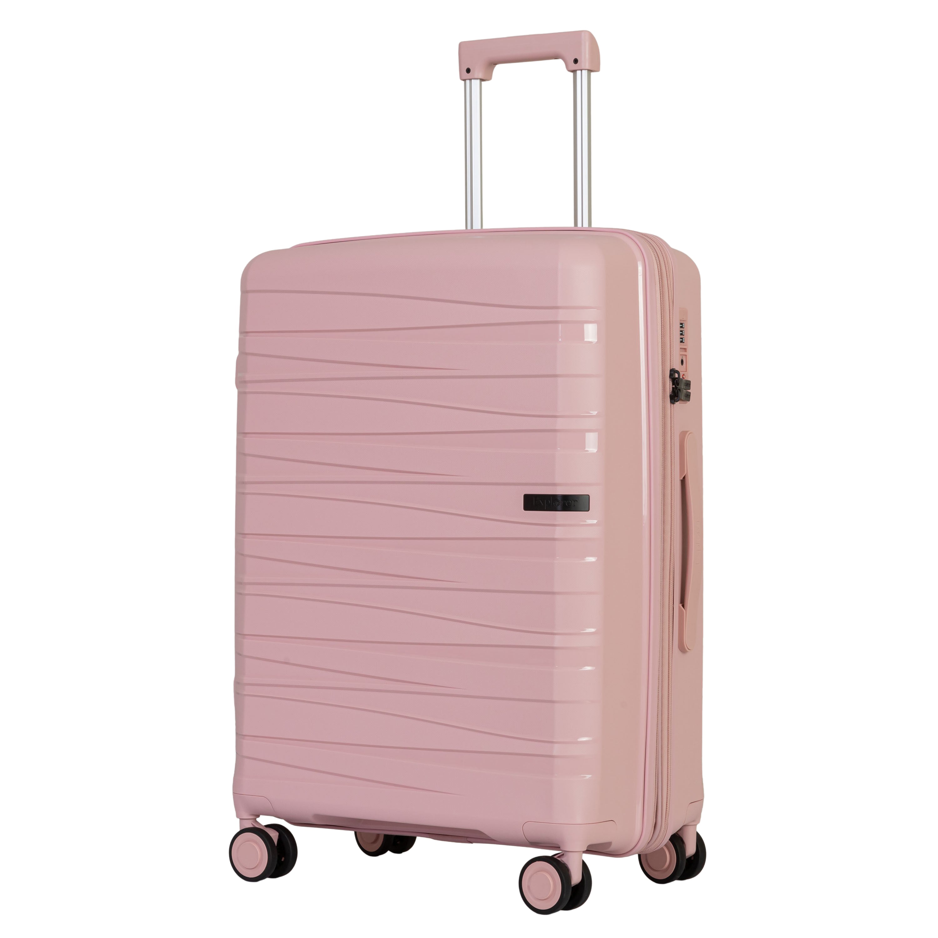 Explorer Breeze Anti-Theft Expandable Medium Carry-On Luggage - Perfect for Business Travel & Weekend Getaways