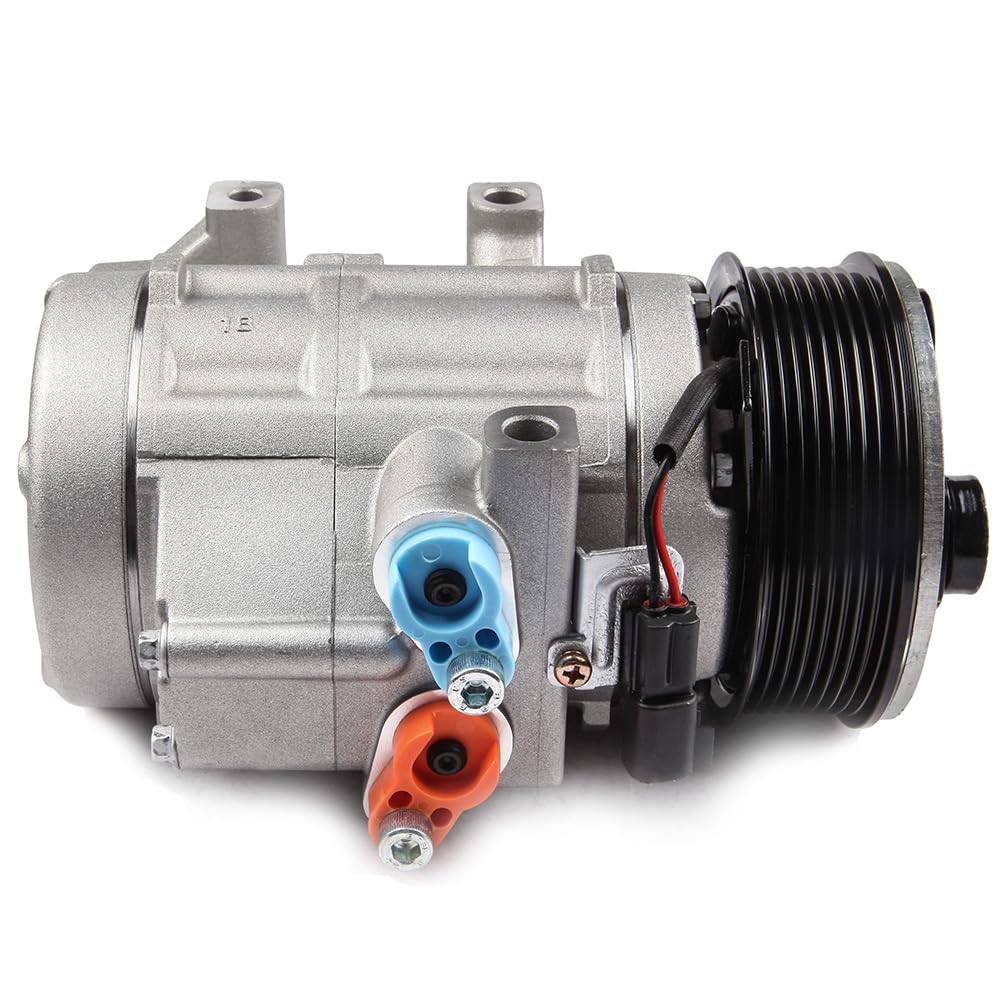 High-Performance AC Compressor for Ford F-250 Super Duty 6.7L (2011-2016) | Durable Air Conditioning Compressor with A/C Clutch | Perfect for Summer Road Trips & Heavy-Duty Cooling Needs