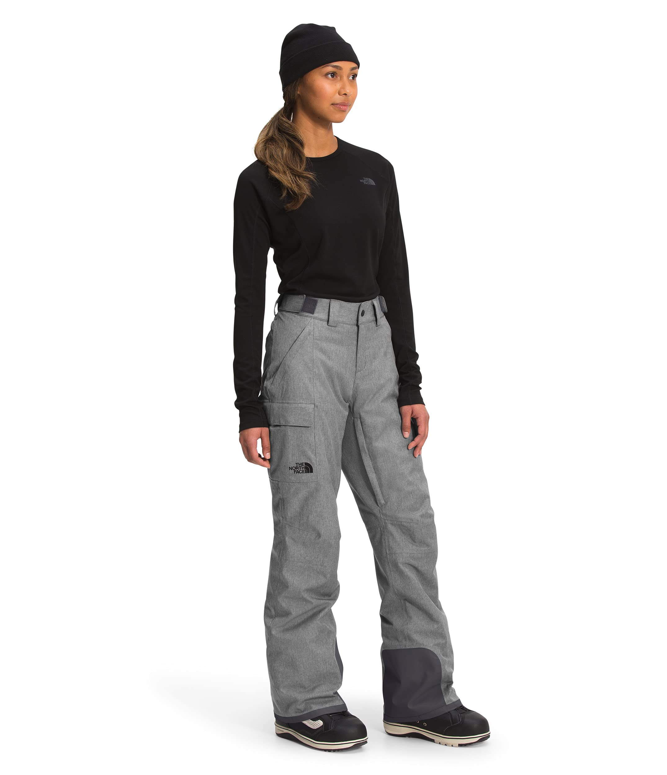 The North Face Freedom Insulated Pants for Men - Medium Grey Heather (Size MD) | Waterproof Winter Hiking Pants for Cold Weather & Outdoor Activities