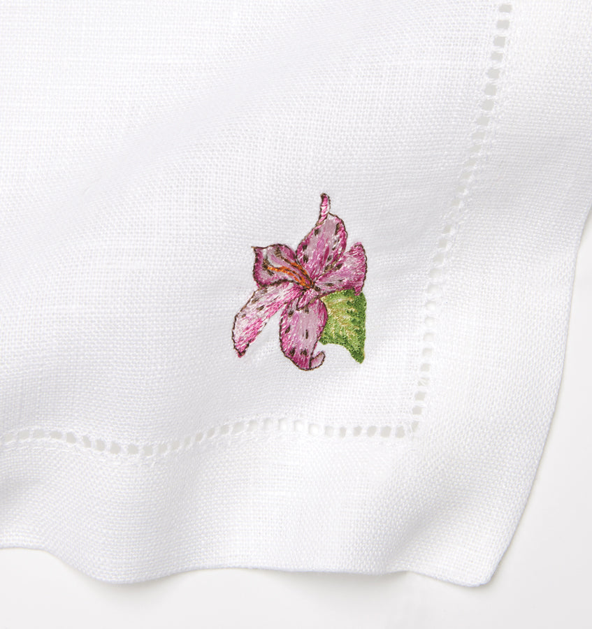 Fioritura Cocktail Napkins - Premium 5x5 Inch Decorative Paper Napkins for Parties, Weddings & Events - Elegant Floral Design, 100-Pack - Perfect for Cocktail Hour, Bridal Showers & Dinner Parties