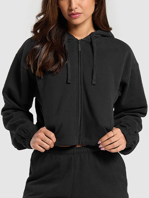 ZASUWA Women's Casual Zip Up Hoodie - Stylish & Comfortable for Everyday Wear, Gym, and Outdoor Activities
