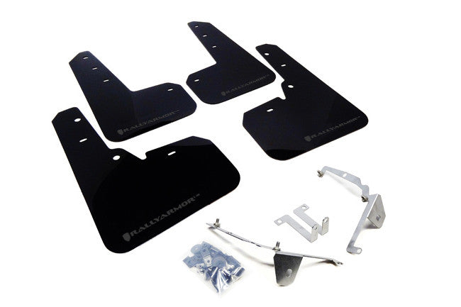 Rally Armor UR Mud Flaps for Subaru XV Crosstrek 2013-2017 | Durable Splash Guards for Off-Road & Winter Driving Protection