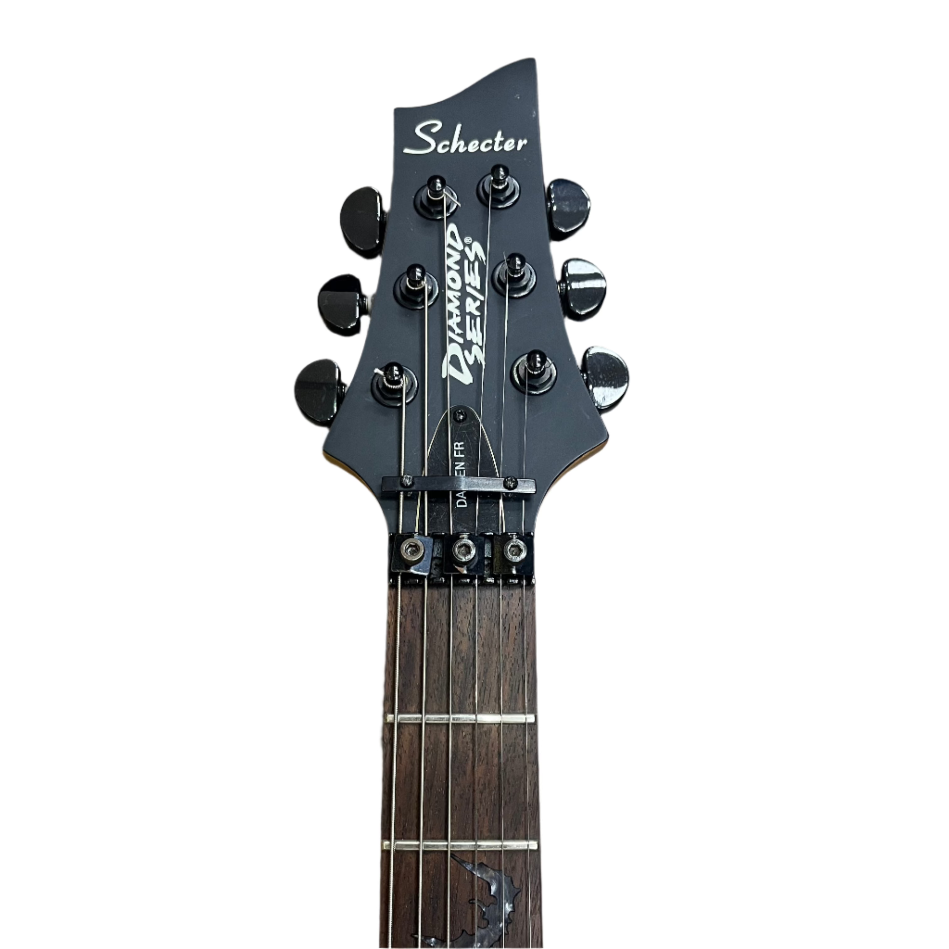 Schecter Damien-6 FR Electric Guitar with Floyd Rose Tremolo & Hard Case - Perfect for Rock, Metal & Stage Performances