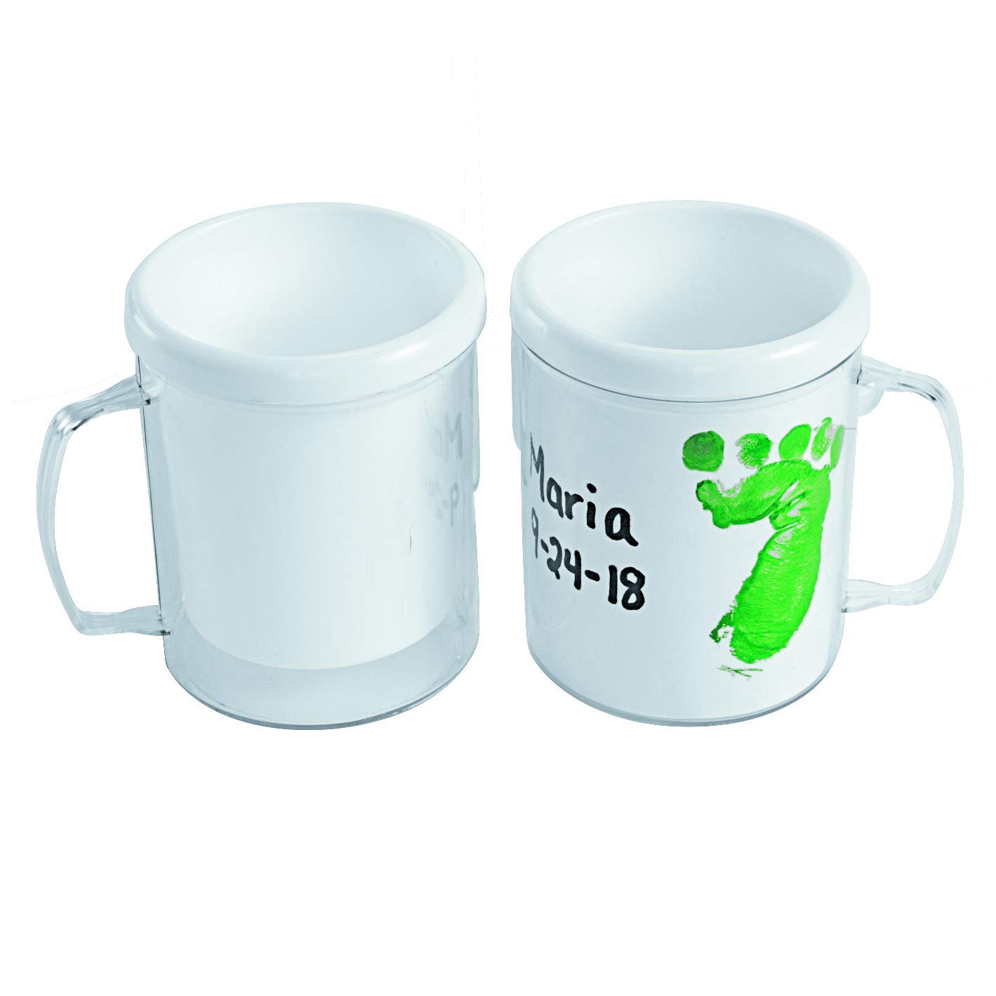 Colorations DIY Custom Mugs Kit - 12 Pack for Kids Craft Project, Personalized Keepsake Gift for Mother's Day, Father's Day, Birthday & Holidays - Perfect for Family Bonding & Creative Activities