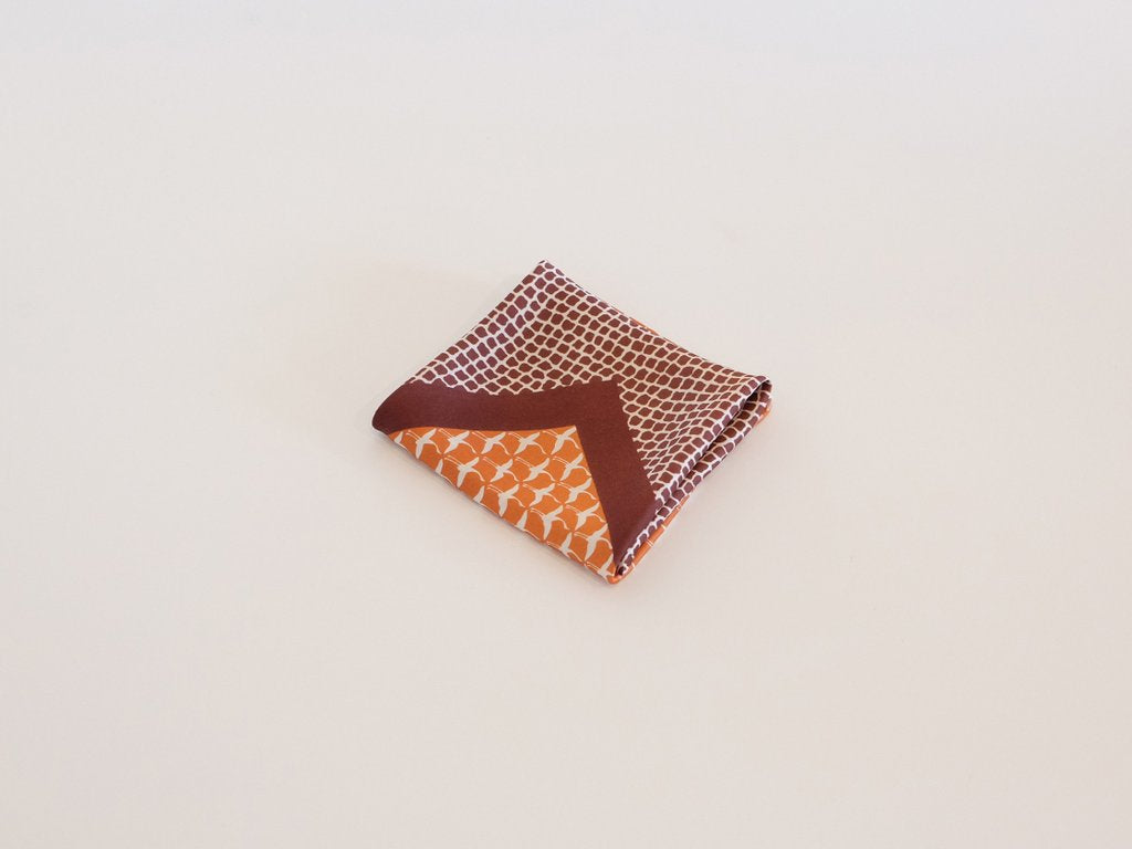 Tomita Edo Komon Traditional Japanese Handkerchief - Elegant Cotton Scarf for Men & Women - Perfect for Weddings, Tea Ceremonies & Cultural Events