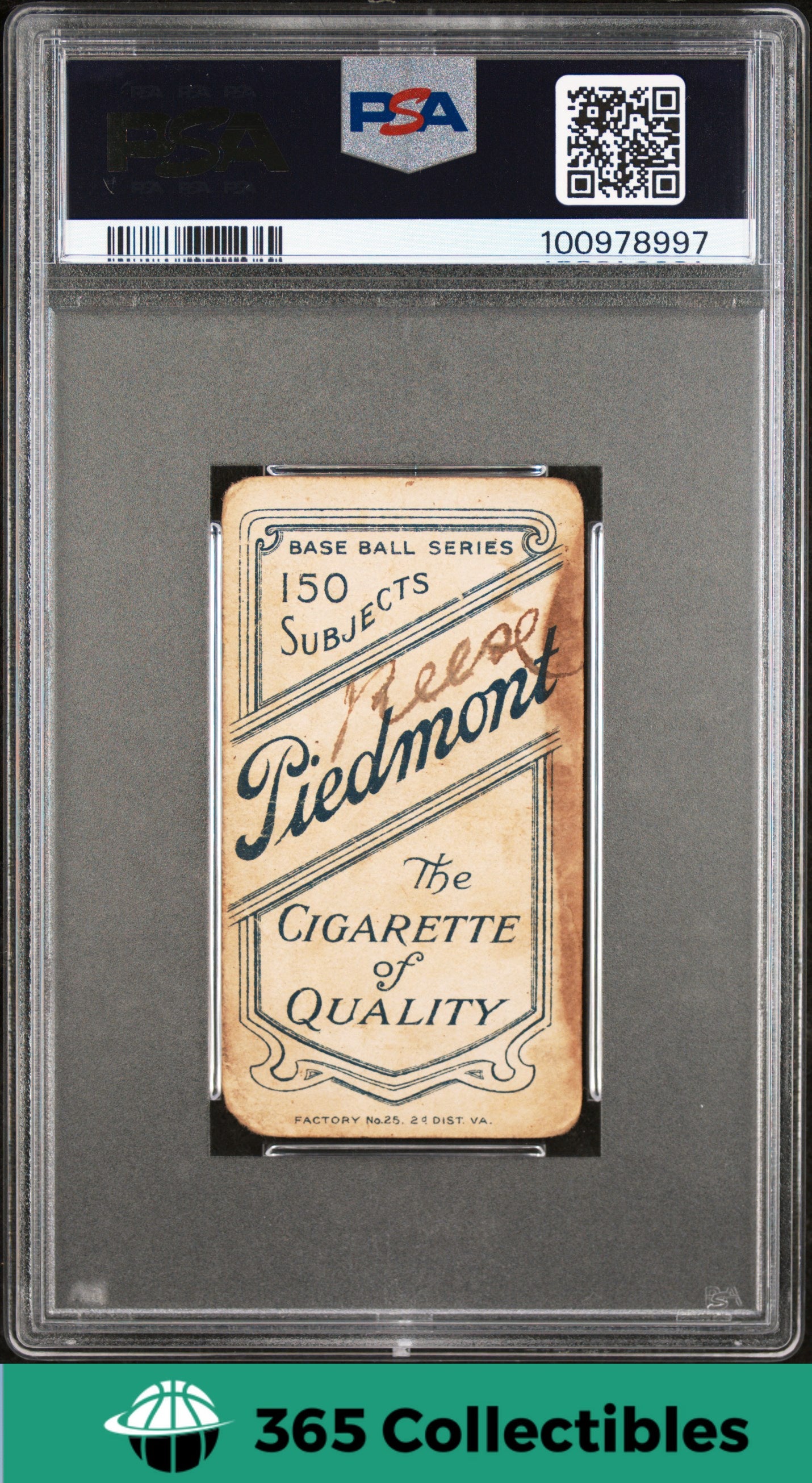 1909 T206 Piedmont 150 Claude Ritchey Baseball Card - Boston Americans Vintage Tobacco Card - Perfect for Sports Memorabilia Collectors & Baseball History Enthusiasts