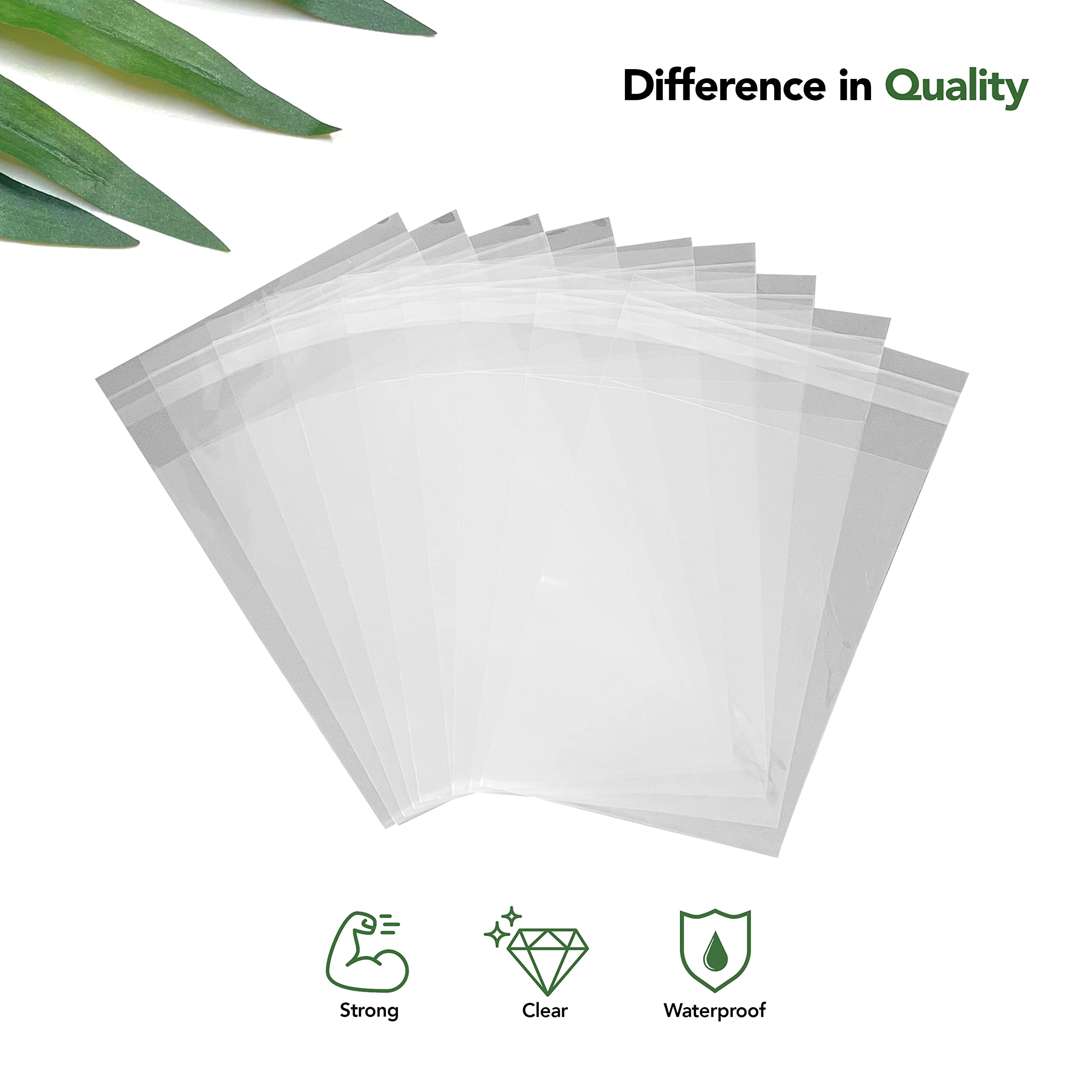 Self Sealing Square Cellophane Bags - 3