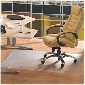Back2Basics 36 x 48 Inch Rectangular Chair Mat for Hardwood Floors & Carpets - Heavy Duty Office Chair Mat Protects Floor from Scratches & Dents - Perfect for Home Office, Study Room & Workspace