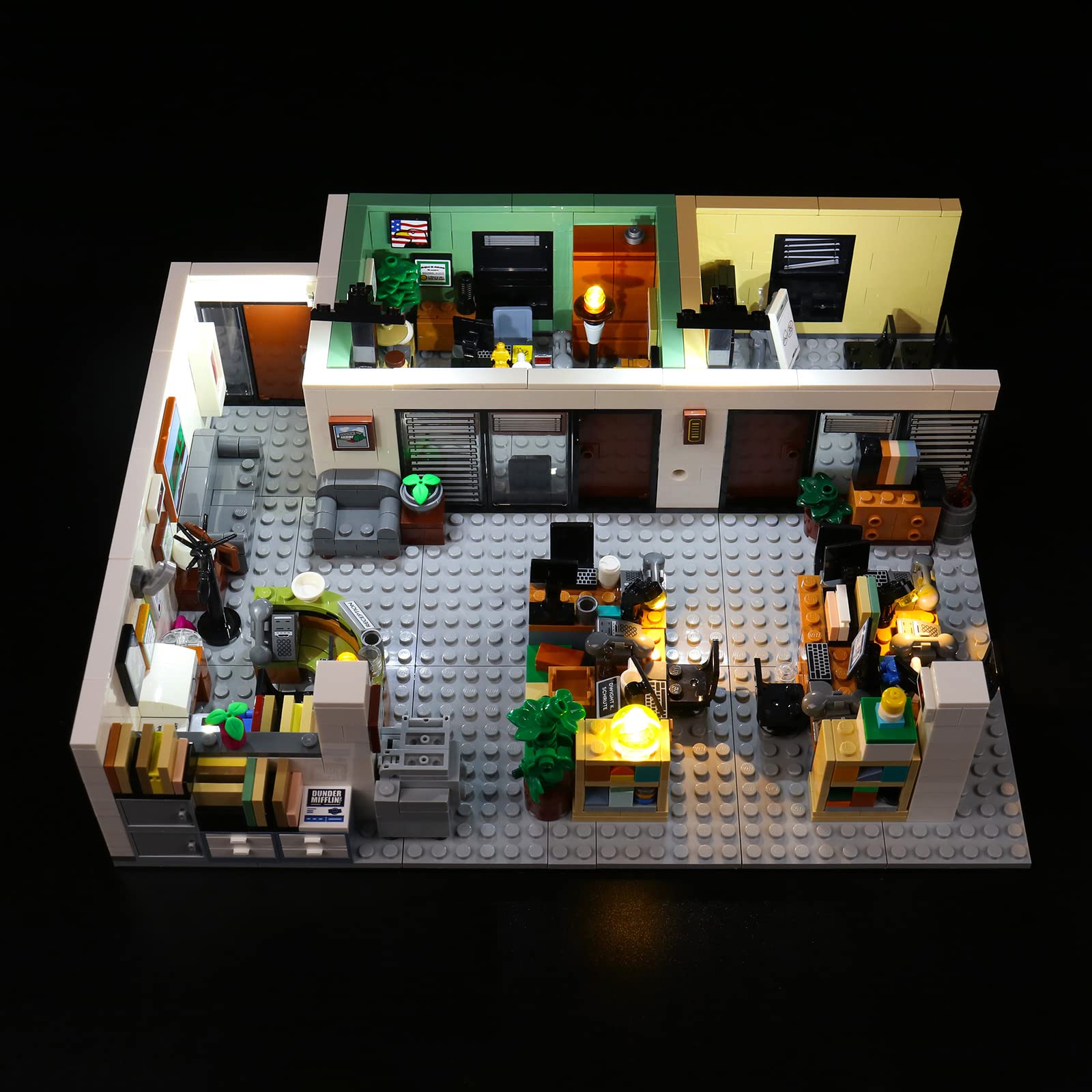 BrickBling LED Light Kit for Lego The Office Building Set - Creative Lighting for Lego Office Models - Perfect Gift for Lego Fans (Compatible with 21336) - Enhance Your Lego Display for Home or Office Decor