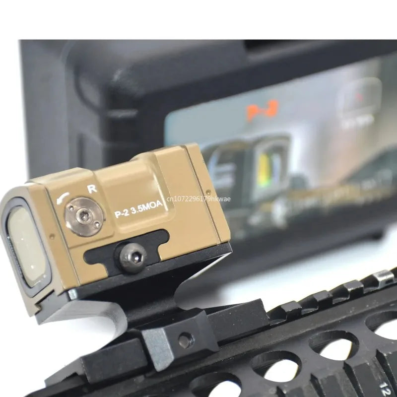 Tactical P2 Red Dot Reflex Sight Scope - 3.5 MOA Compact Hunting Optics with 1.54