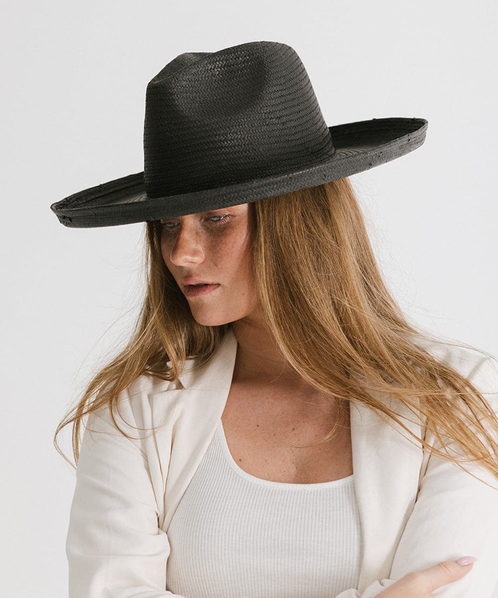 Stylish Penny Pencil Brim Fedora Straw Hat for Women - Summer Beach Hat with Wide Brim for Sun Protection - Perfect for Outdoor Activities, Vacations, and Fashion Accessories