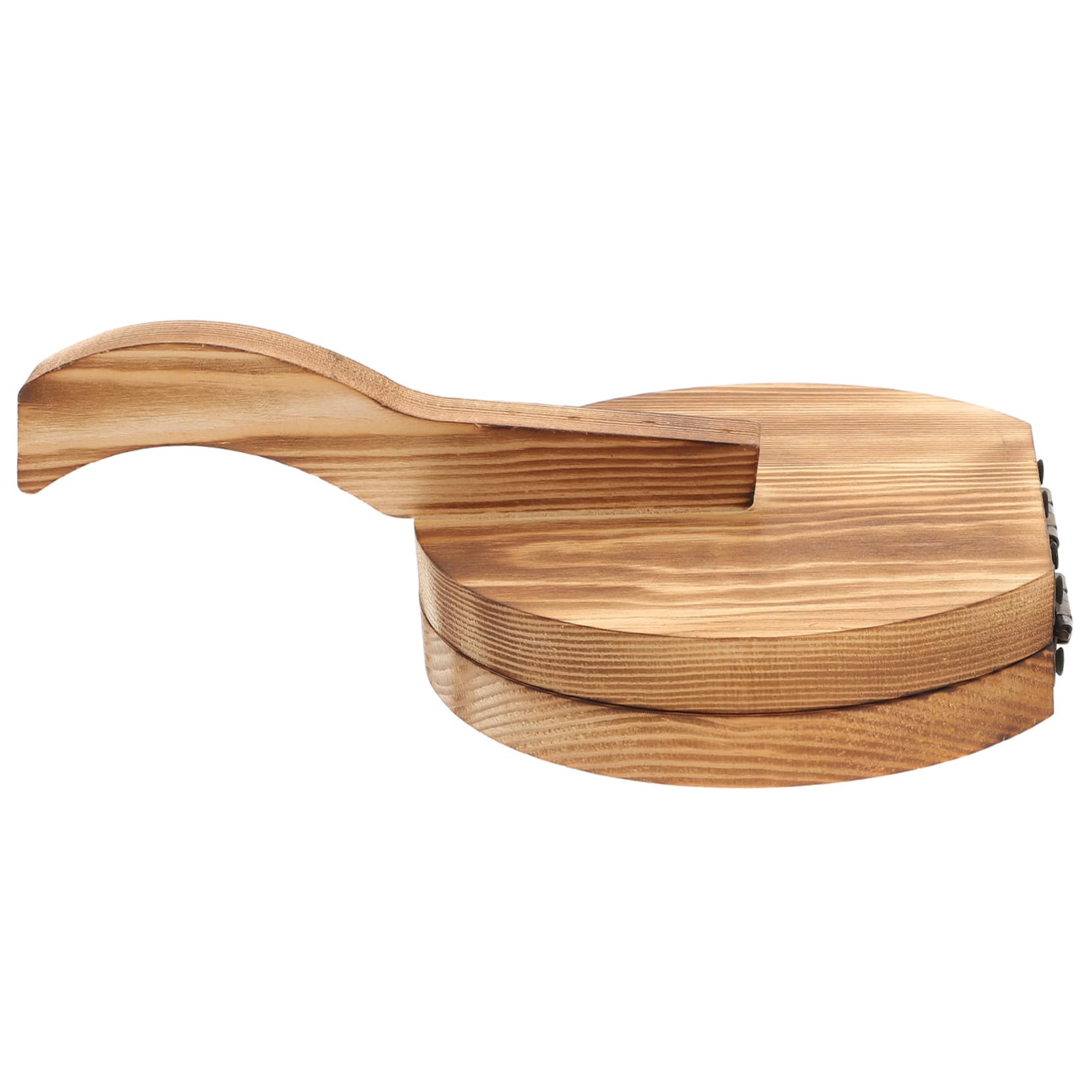 Wooden Dumpling Maker & Pizza Press - Dough Pressing Tool for Easy Homemade Dumplings & Pizzas | Essential Kitchen Gadget for Baking, Cooking & Meal Prep | Dishwasher Safe & Easy to Clean