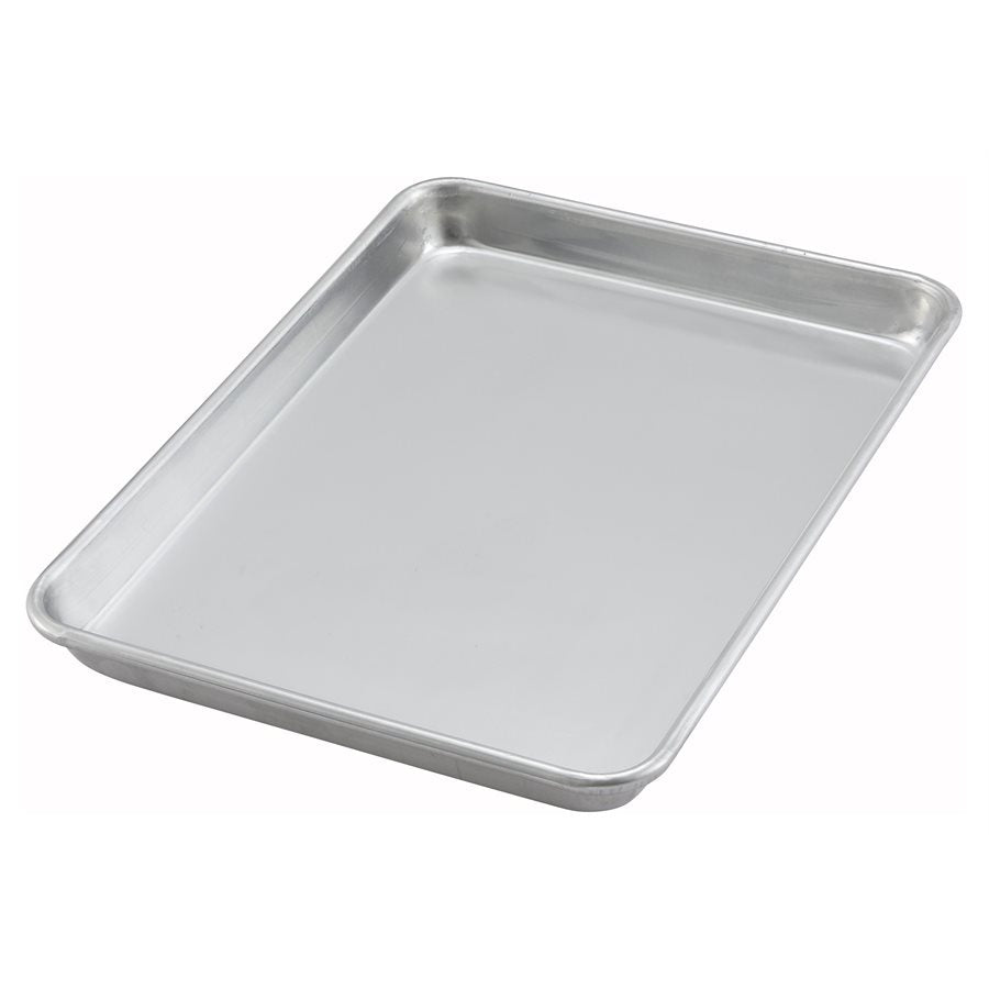 Winco 1/4 Size Sheet Pan 9.5 x 13 Inch - Commercial Grade Aluminum Baking Tray for Cookies, Roasting Veggies & Meal Prep - Perfect for Home Kitchens & Restaurants
