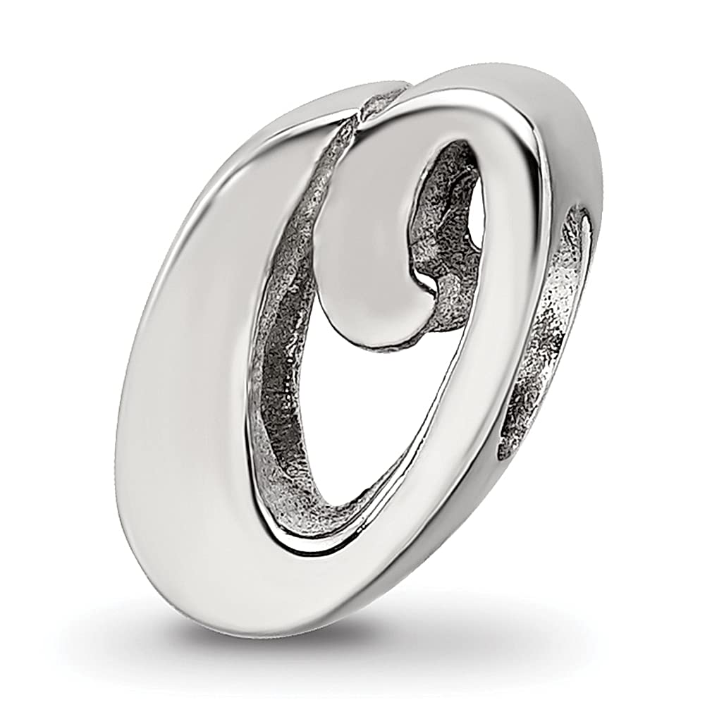925 Sterling Silver Letter O Charm Bead for Bracelet - Women's Alphabet Jewelry Gift for Her - Perfect for DIY & Gifting
