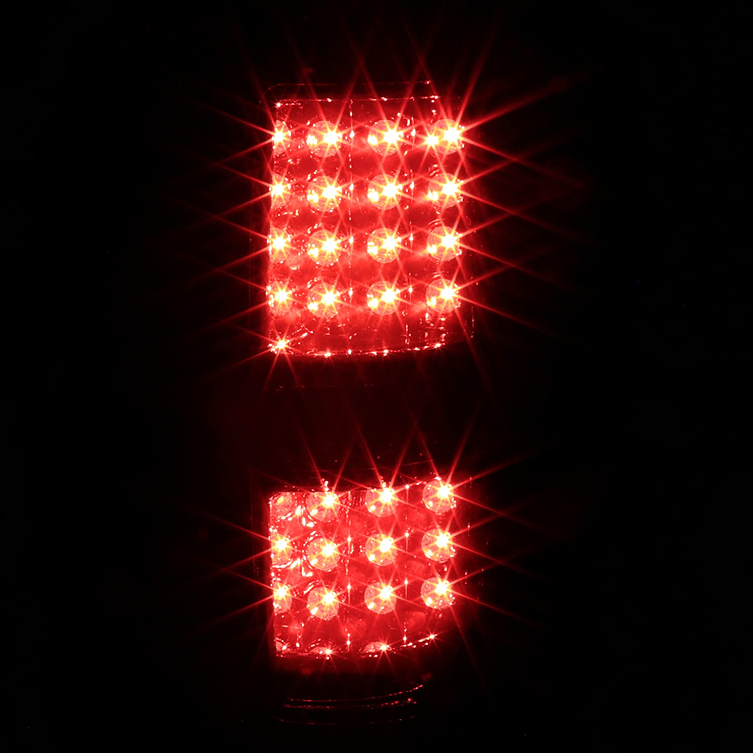 Spec-D Tuning Smoke Lens LED Tail Lights for 2009-2014 Ford F-150 - Left & Right Pair Assembly - Upgrade Your Truck's Style & Visibility for Night Driving & Custom Look