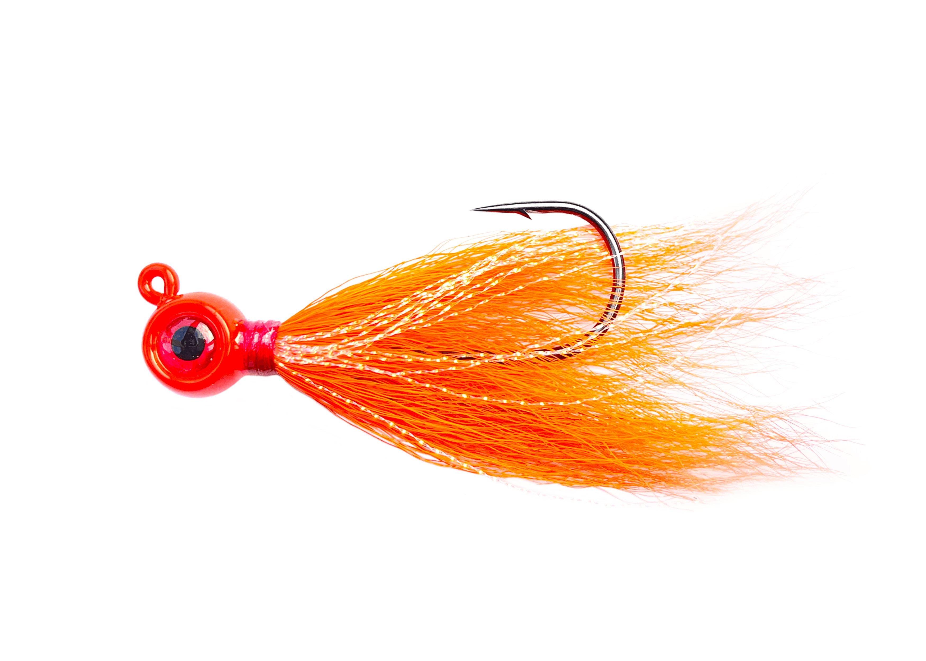 Jigging World Epoxy Bucktail Fishing Lures - Saltwater & Freshwater Jigging Teaser for Bass, Trout, and Striped Fish - Perfect for Offshore and Inshore Fishing Adventures