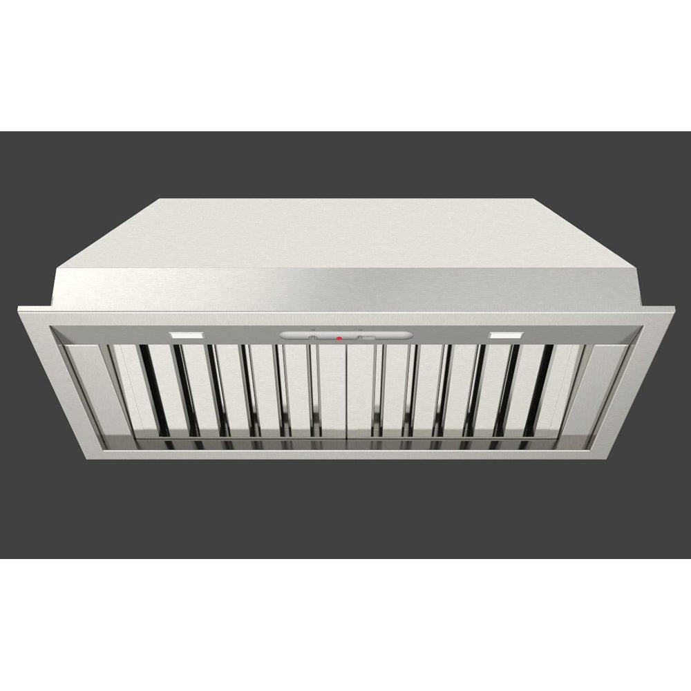 Fulgor Milano 34 Inch 600 CFM Professional Stainless Steel Range Hood Insert - F6BP34S1 | Powerful Kitchen Ventilation for Gas Stoves & Cooking Areas