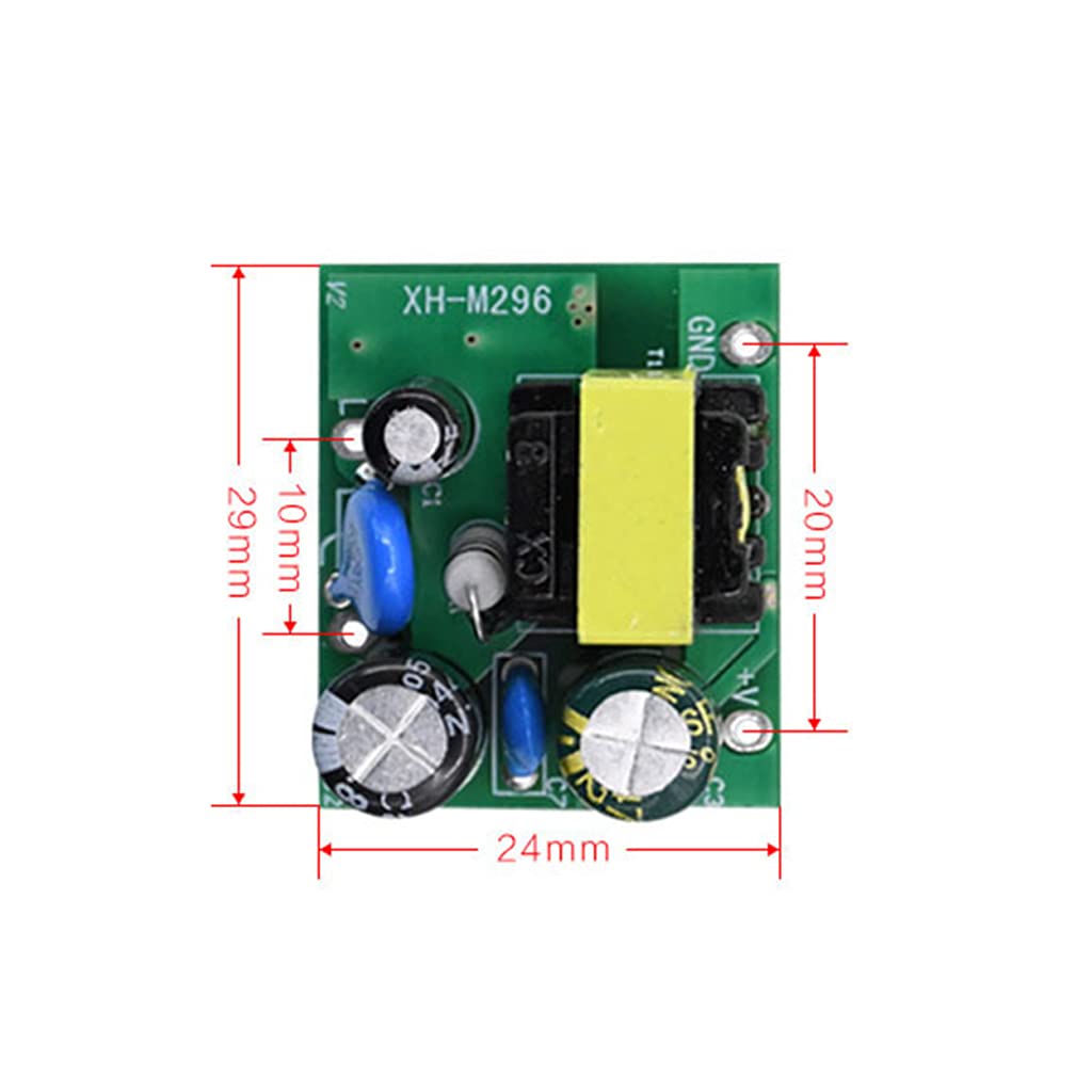 PULABO Mini AC-DC Converter 110V/220V to 12V 0.2A+5V Module for DIY Electronics