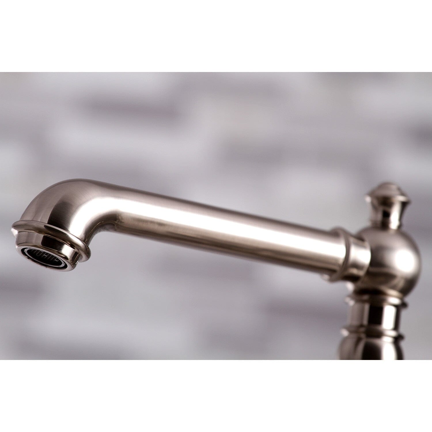 Duchess Two-Handle 4-Hole Deck Mount Bridge Kitchen Faucet with Brass Side Sprayer - Perfect for Farmhouse & Vintage Style Kitchens