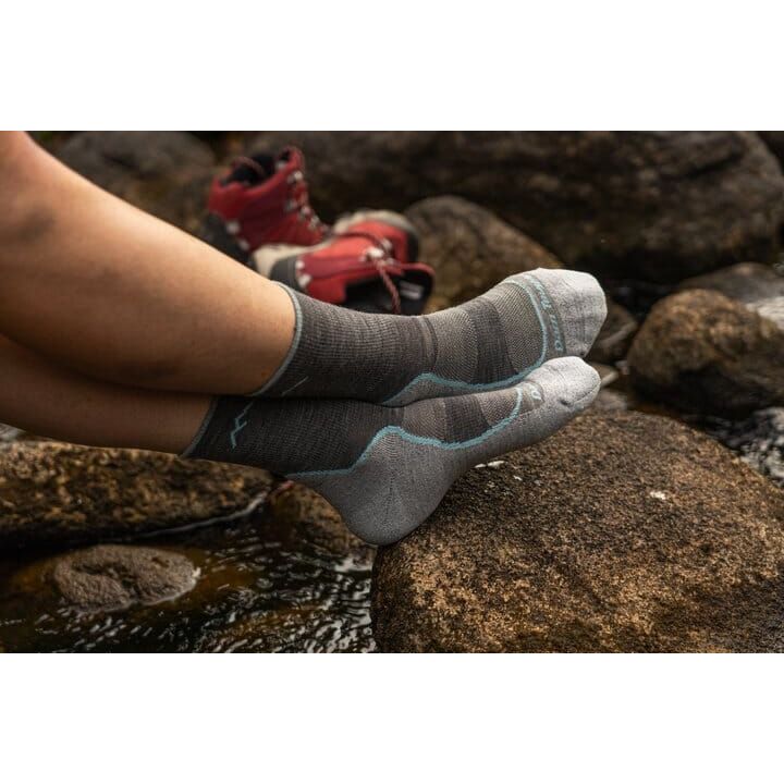 DARN TOUGH Women's Light Hiker Micro Crew Socks - Lightweight Hiking Socks for Trail Running, Backpacking & Outdoor Adventures