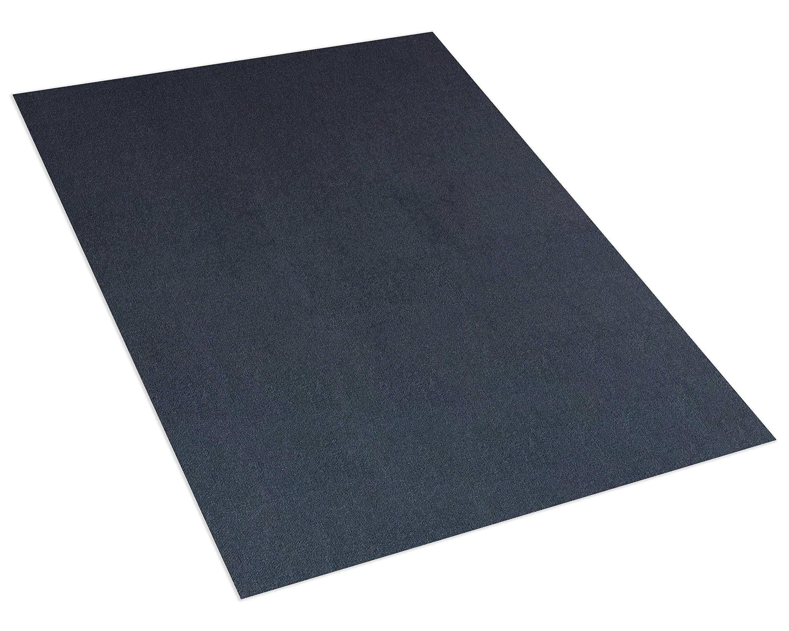 Premium Indoor/Outdoor Area Rug 6' x 9' - Eco-Friendly PET Fiber Made from 100% Recycled Plastic Bottles - Non-Slip, Weather-Resistant - Perfect for Patio, Deck, Living Room & Bedroom - Ocean Blue