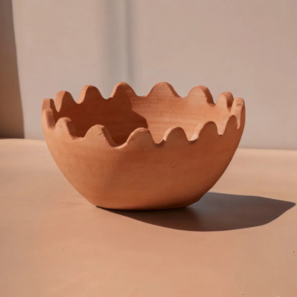 Handmade Terracotta Bowl - Diego Olivero Studio Artisan Ceramic Serving Dish | Perfect for Salad, Soup, Pasta & Home Decor