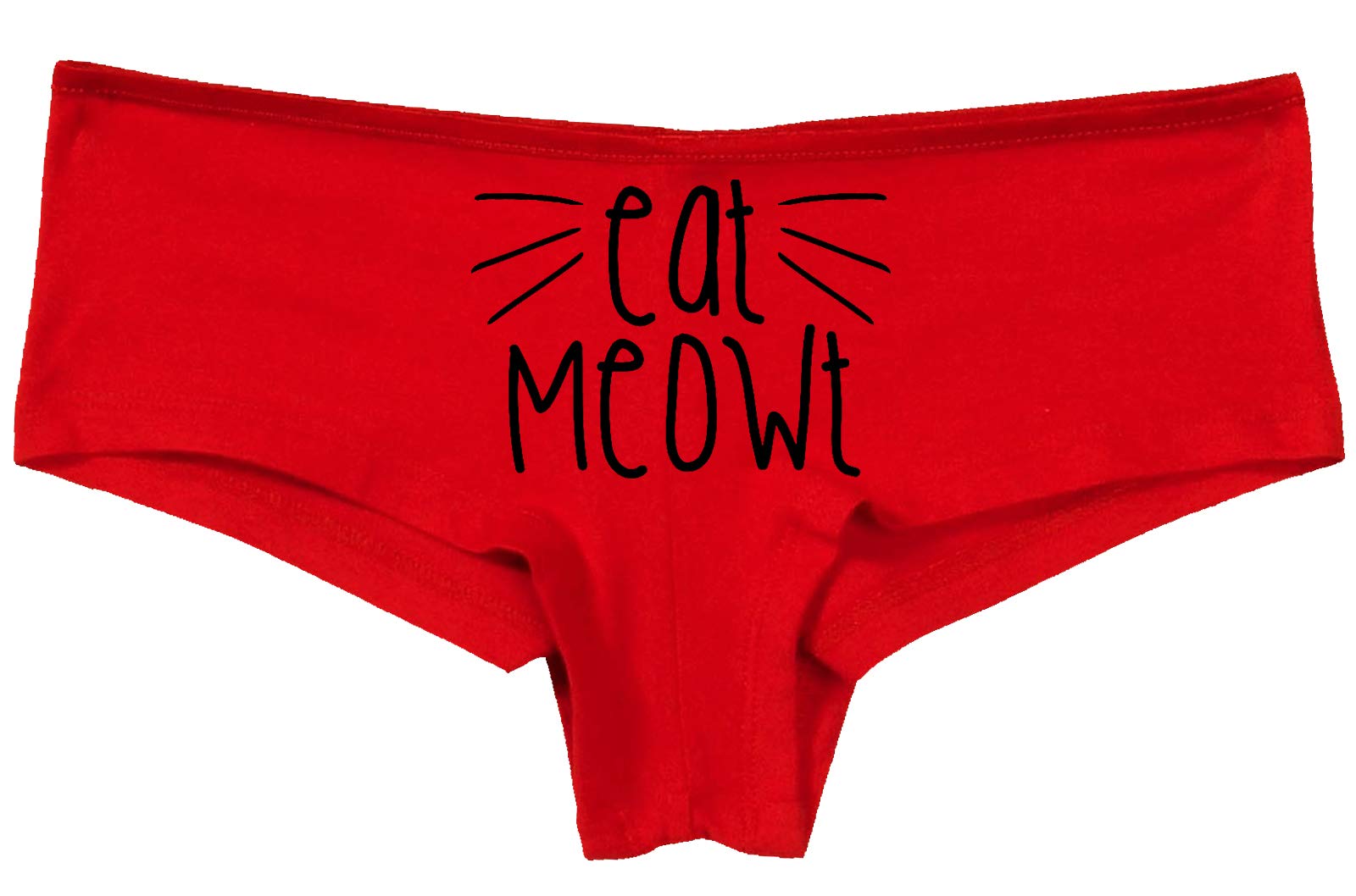 Eat Meowt Pussy Cat Whiskers Kitten Play Panties - Sexy Lingerie for Roleplay & Pet Play - Perfect for Cosplay, Bachelorette Parties & Spicing Up Your Love Life