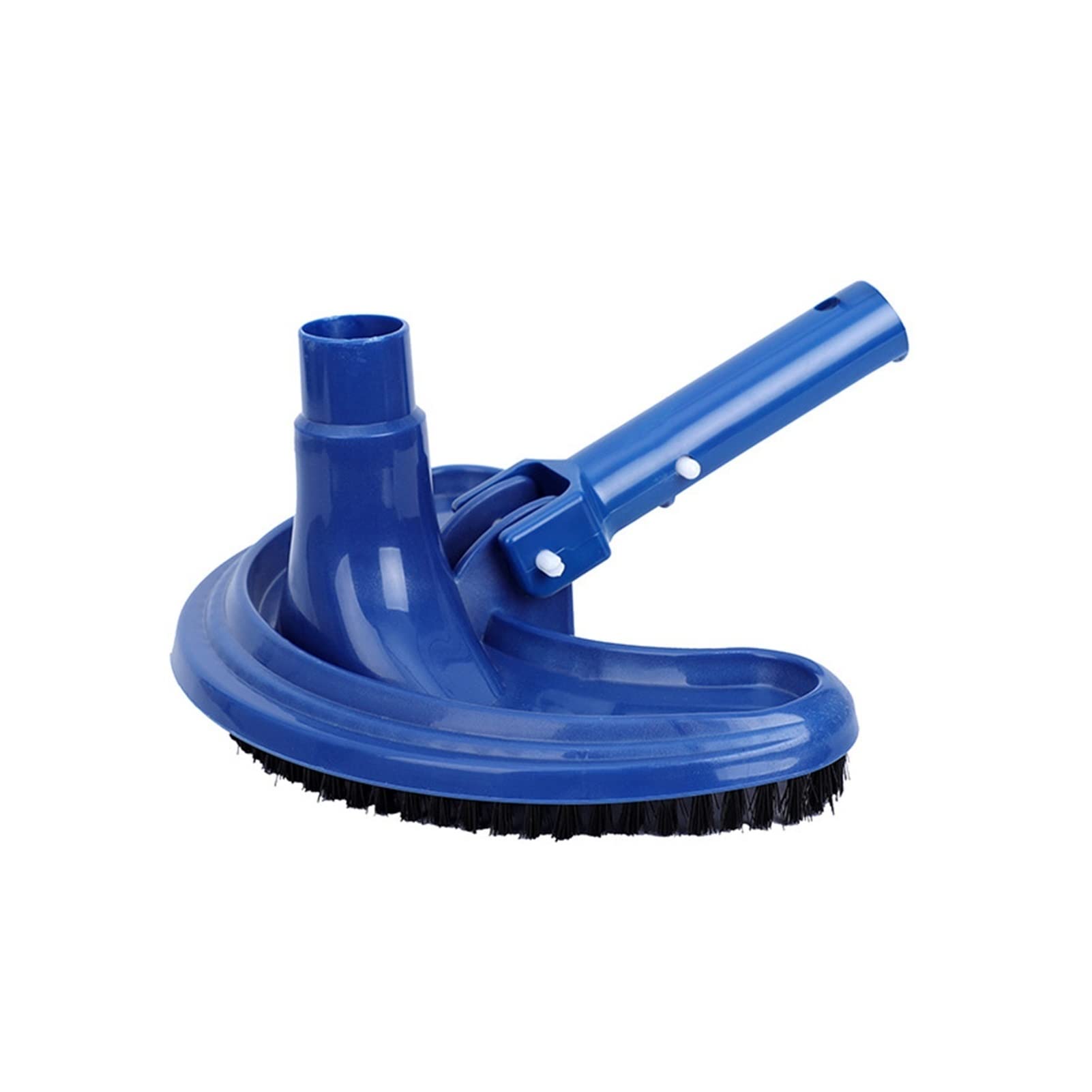 Portable Pool Vacuum Cleaner - Half Moon Flexible Swimming Pool Brush with Suction Head, Handheld Pool Cleaning Tool for In-Ground & Above Ground Pools (Blue) - Perfect for Quick Pool Maintenance & Debris Removal