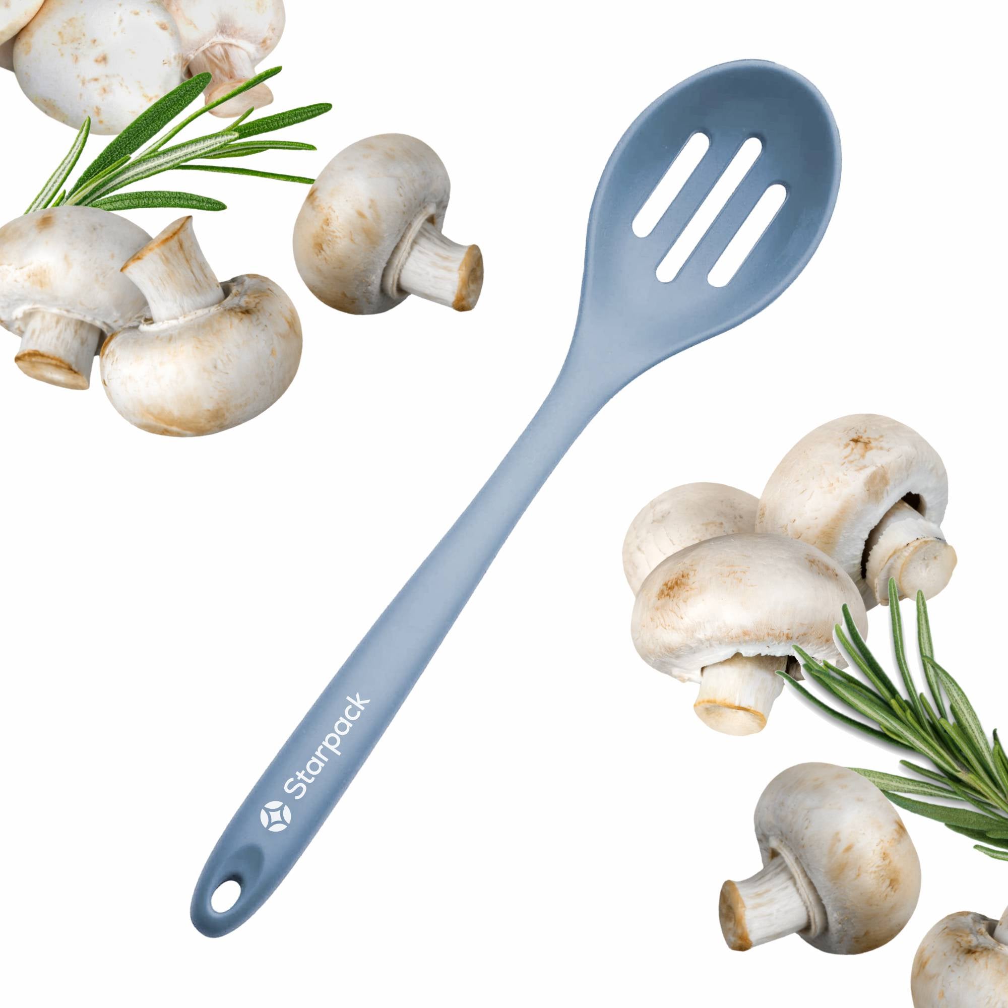 Let it Drain XL - Large Silicone Draining Spoon for Cooking & Baking | Perfect for Pasta, Vegetables & Fruits | Non-Slip Grip & Heat Resistant Kitchen Utensil