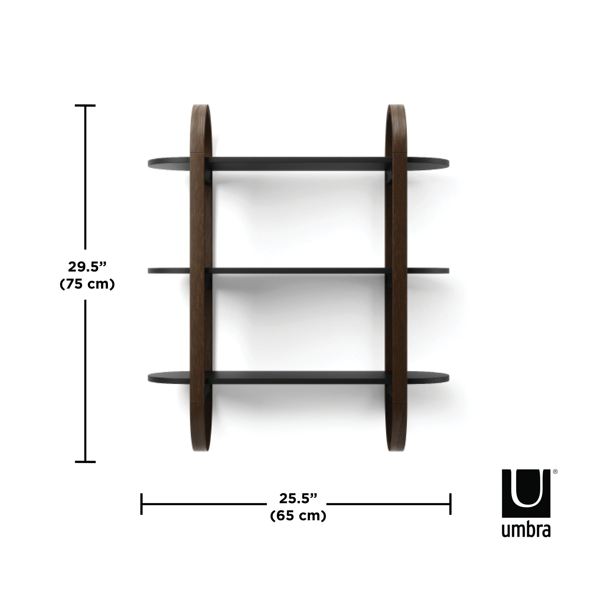 Bellwood Floating Wall Shelf - Rustic Wood Wall Decor for Living Room, Bedroom, Bathroom - Perfect for Displaying Books, Plants & Home Decor