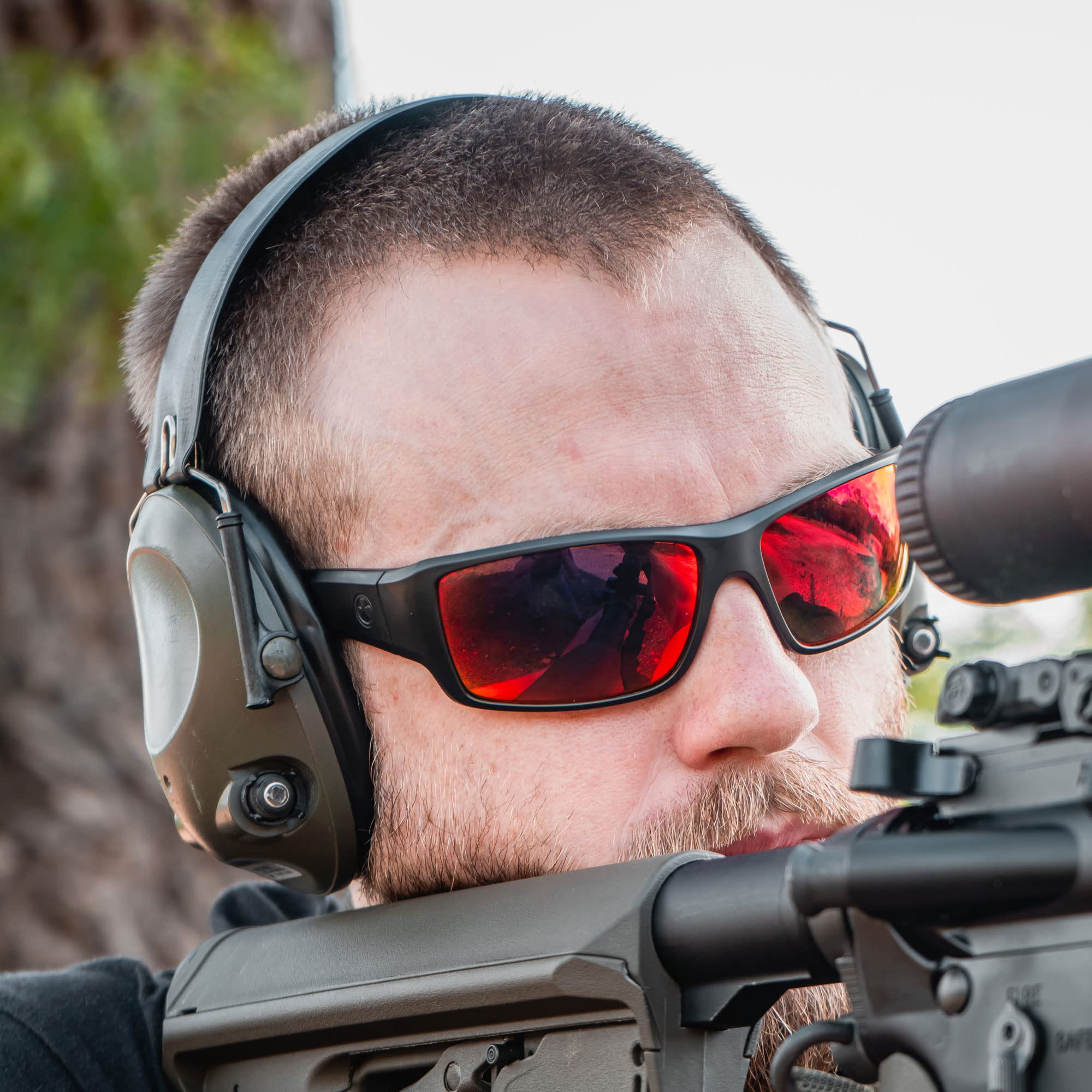 Magpul Ascent Tactical Sunglasses - Polarized Ballistic Sports Eyewear for Men & Women - Perfect for Shooting, Hiking, and Outdoor Adventures