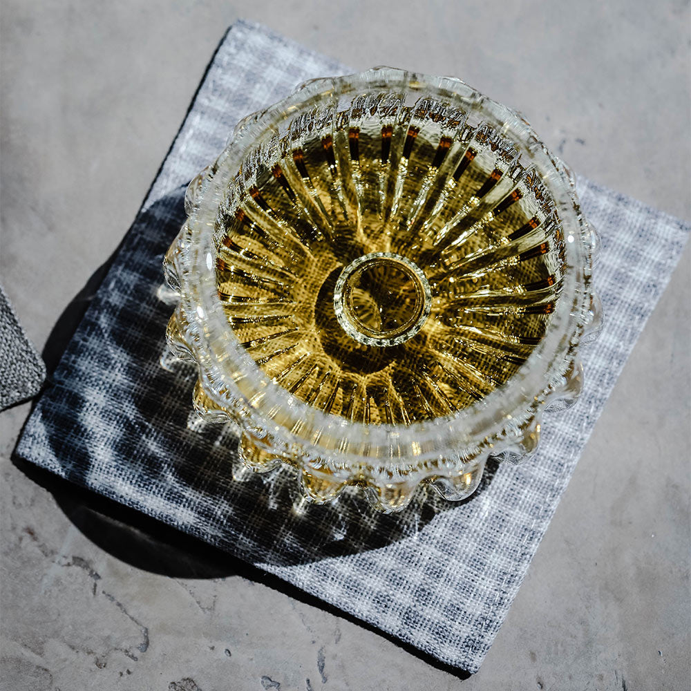 Handblown Heirloom Sipper Glass - Vintage Style Drinking Cup for Tea, Coffee & Cocktails - Perfect for Home Entertaining & Gift Giving