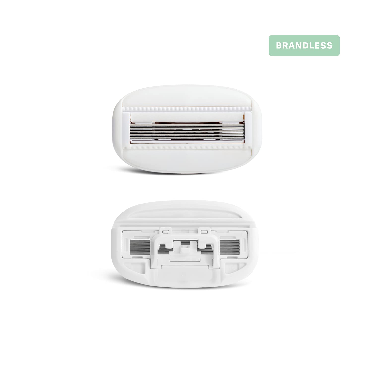Brandless Razor Starter Kit & Refillable Blades for Women & Men - Smooth Body Shaving Essentials for Travel, Gym & Home Use
