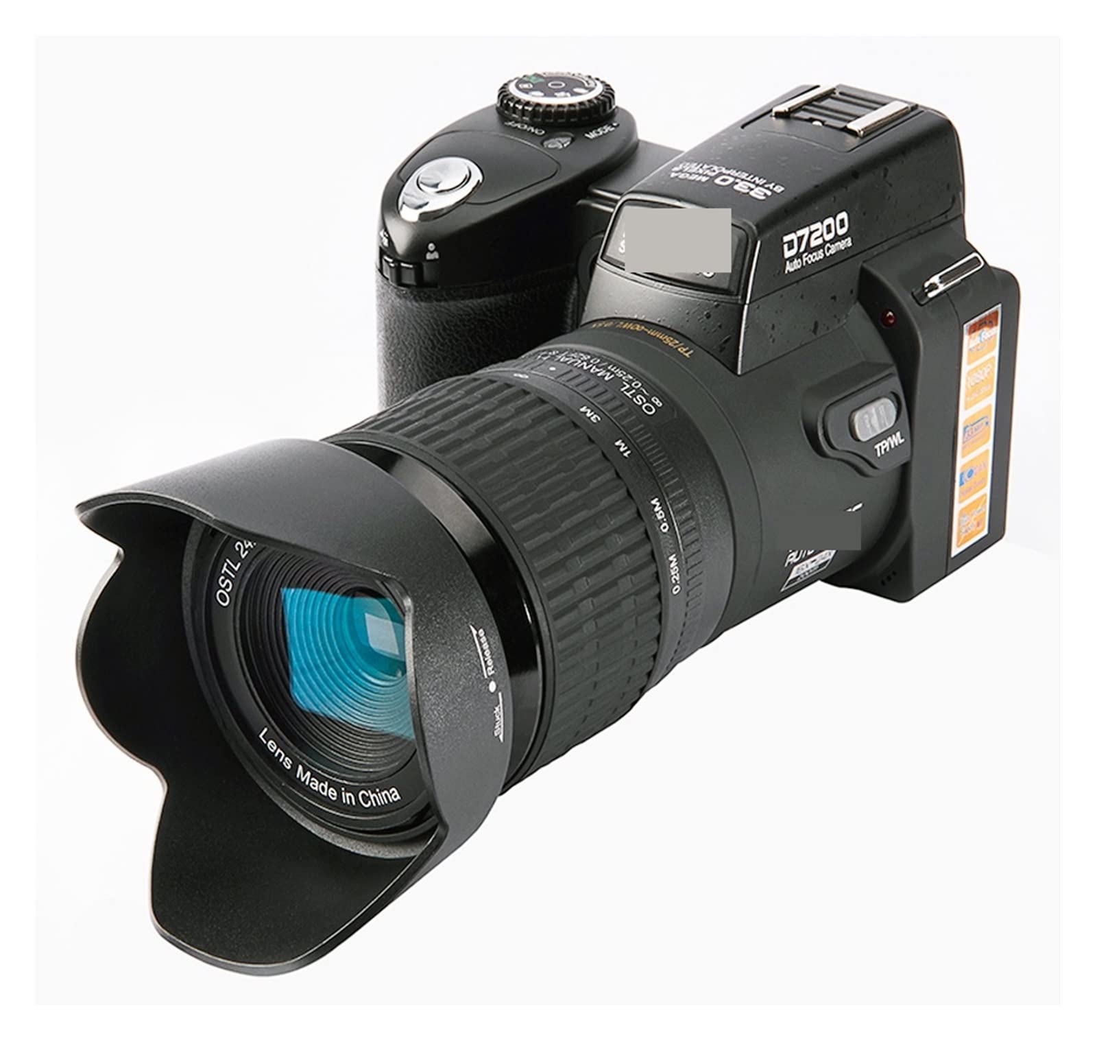 AUBEST 24X Optical Zoom Professional Digital Camera - 33MP Photo & 1080P HD Video Camcorder with Auto Focus, 3 Lens Kit (Includes 32GB SD Card) for Vlogging, Travel Photography, and Home Video Recording