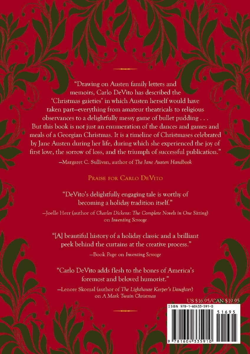 A Jane Austen Christmas: Celebrating the Season of Romance, Ribbons and Mistletoe | Classic Holiday Gift for Book Lovers & Austen Fans | Perfect for Cozy Winter Reading & Christmas Decorations