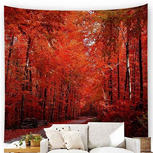 Gud Decor 3D Forest Landscape Tapestry Wall Hanging - King Size 90x80 Inches - Nature Themed Bedroom & Dorm Decor for Boho, Aesthetic Room Makeover | Perfect for Home, Apartment, College Dorm, Meditation Space