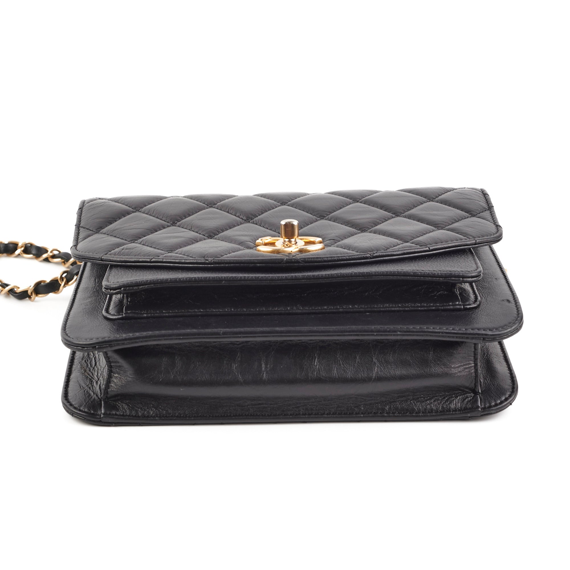 Chanel CC Chain Handle Flap Bag - Luxury Quilted Leather Crossbody Purse for Women | Perfect for Evening Parties, Date Nights & Special Occasions