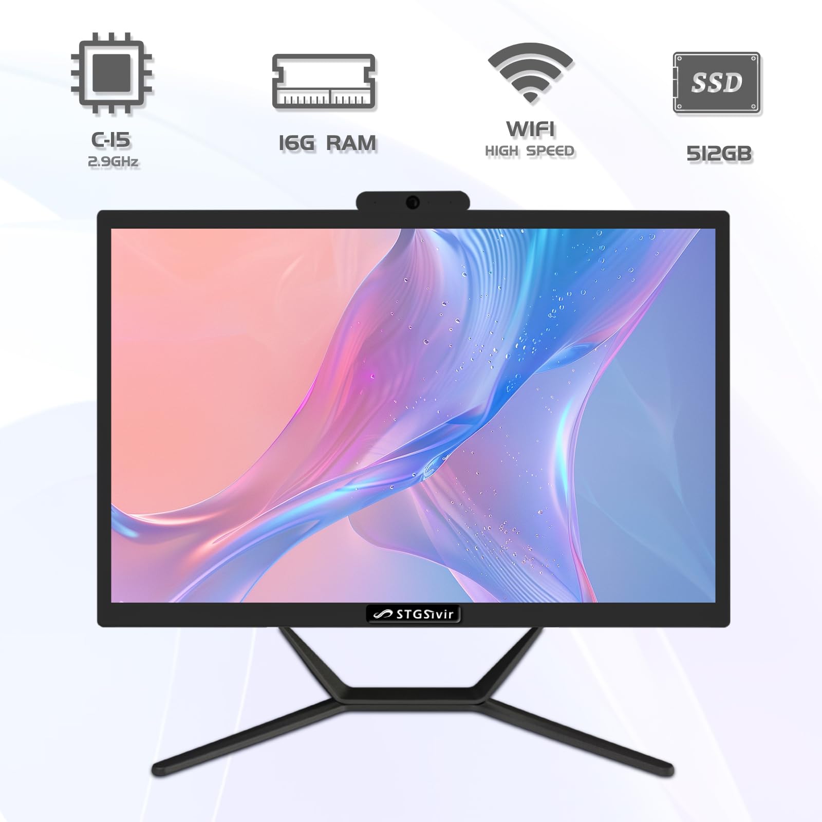 STGSivir All-in-One Desktop PC - 21.5