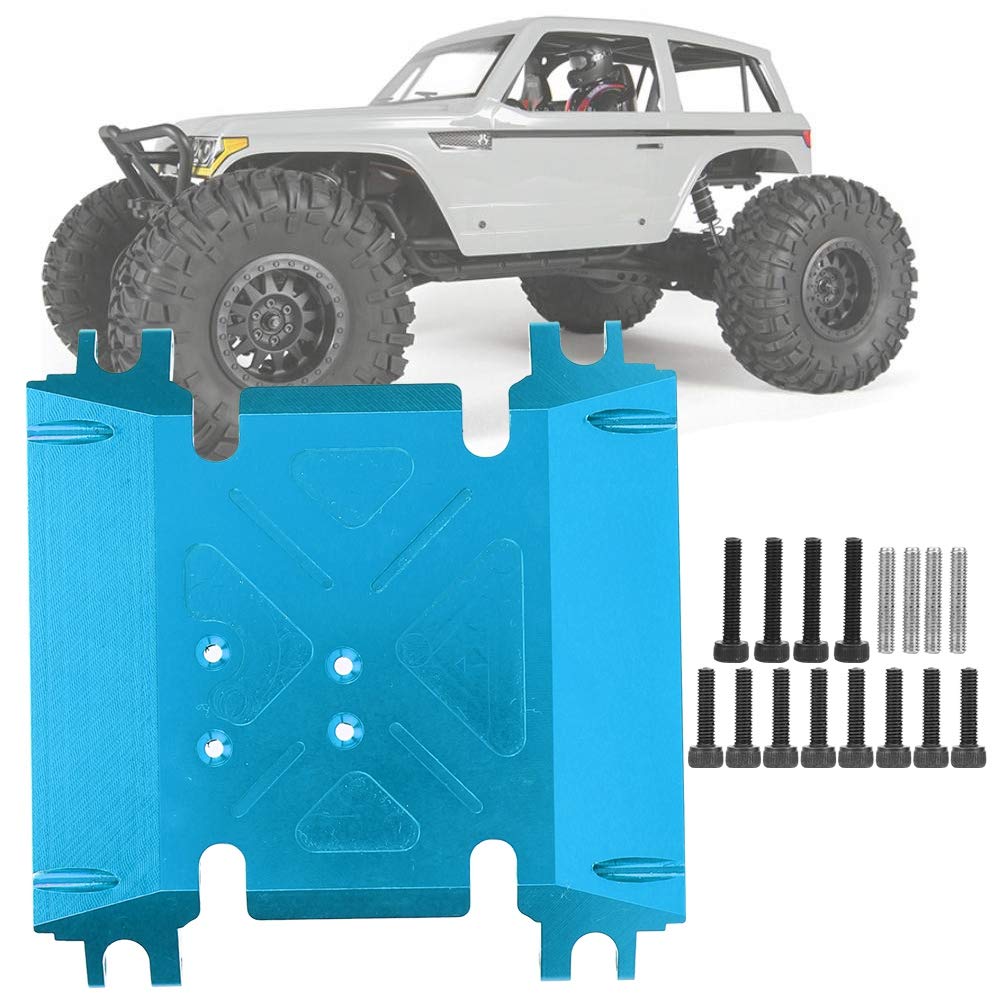 Durable RC Car Skid Plate for 1/10 Scale Models (90018 90048) - Heavy-Duty Center Gear Box Mount with Easy Screw Installation - Perfect for Off-Road Bashing & Rock Crawling Adventures