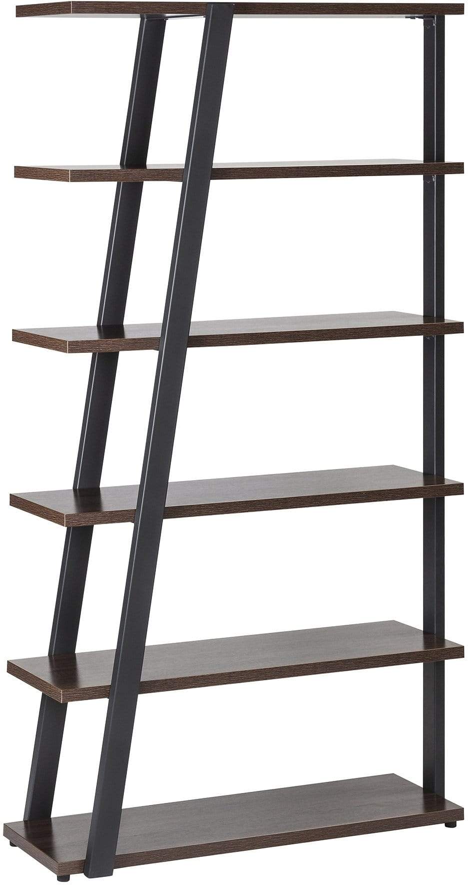 Safco Mirella 5-Tier Bookshelf - Sturdy Steel Bookcase with Adjustable Shelves for Home, Office & Library Storage | MRBS5 Model