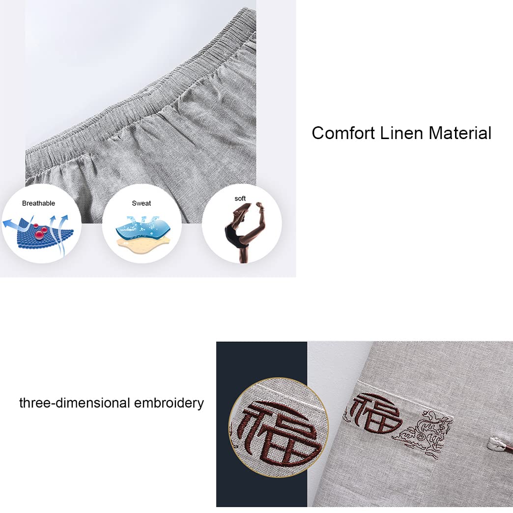 Men's Tai Chi Uniform Shirt - Traditional Chinese Kung Fu Clothing - Long Sleeve Cotton Tang Suit - Beige - Perfect for Tai Chi, Martial Arts & Meditation Practice