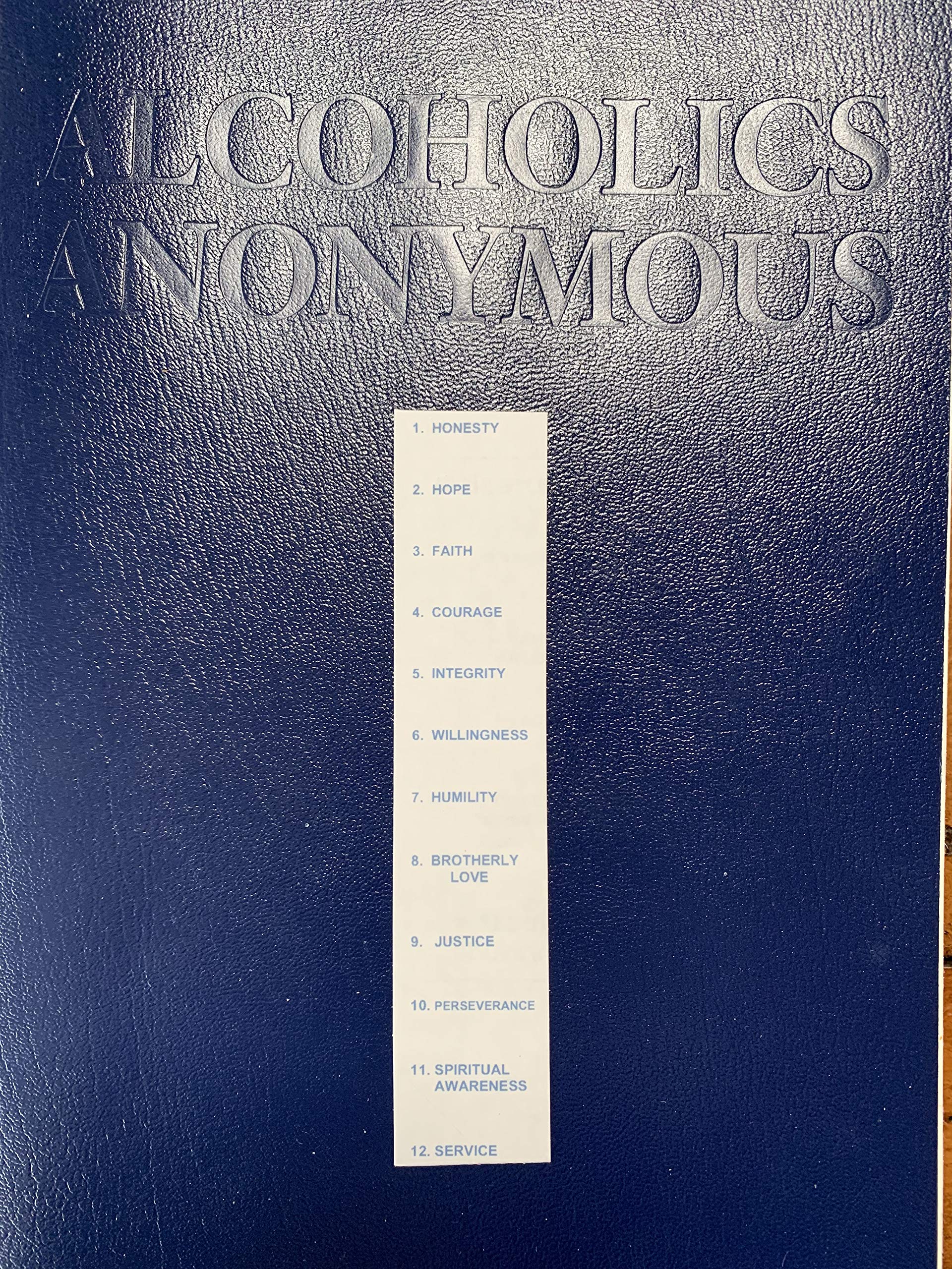 AA Big Book 4th Edition - Hardback, Tabbed & Highlighted, Standard Size | Perfect for Recovery Meetings & Personal Study