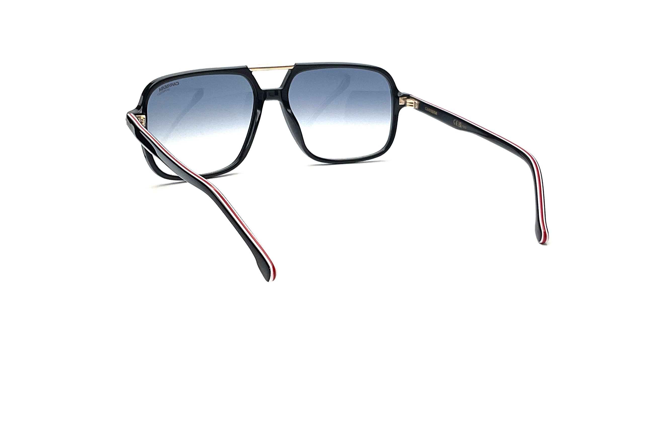 Carrera 350 Black Gold Men's Sunglasses - Polarized UV Protection for Driving, Running & Outdoor Activities