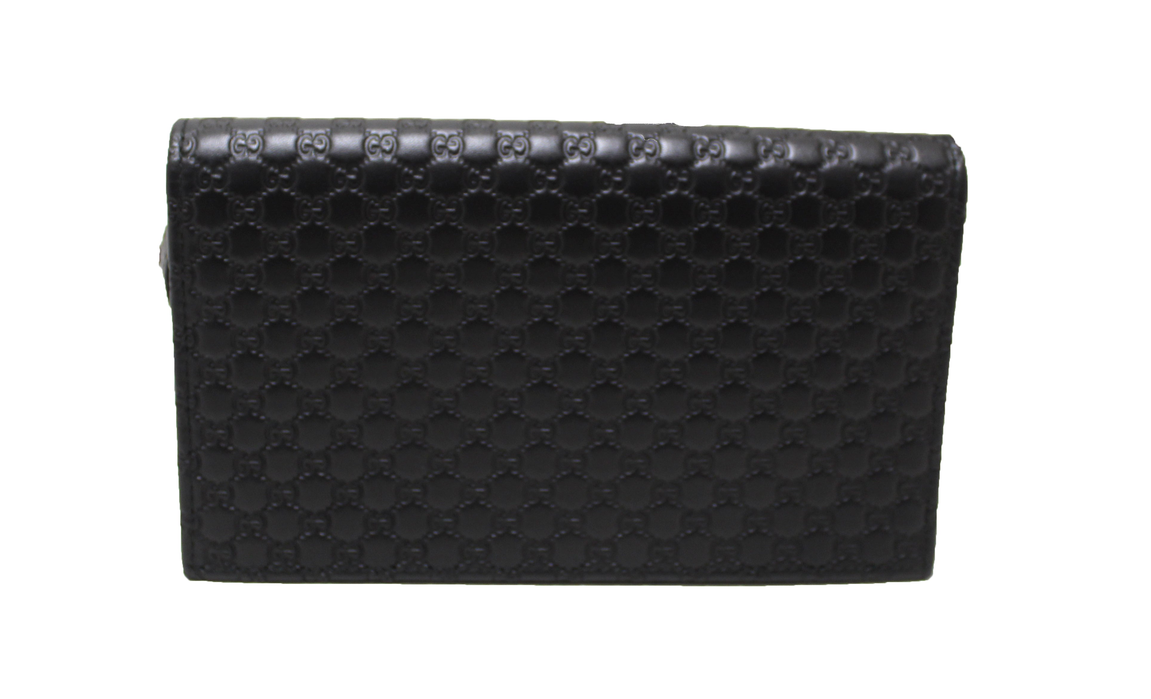 Authentic Gucci Black Microguccissima Leather Wallet with Strap - Luxury Designer Wallet for Men & Women - Perfect for Everyday Use, Travel & Gifts