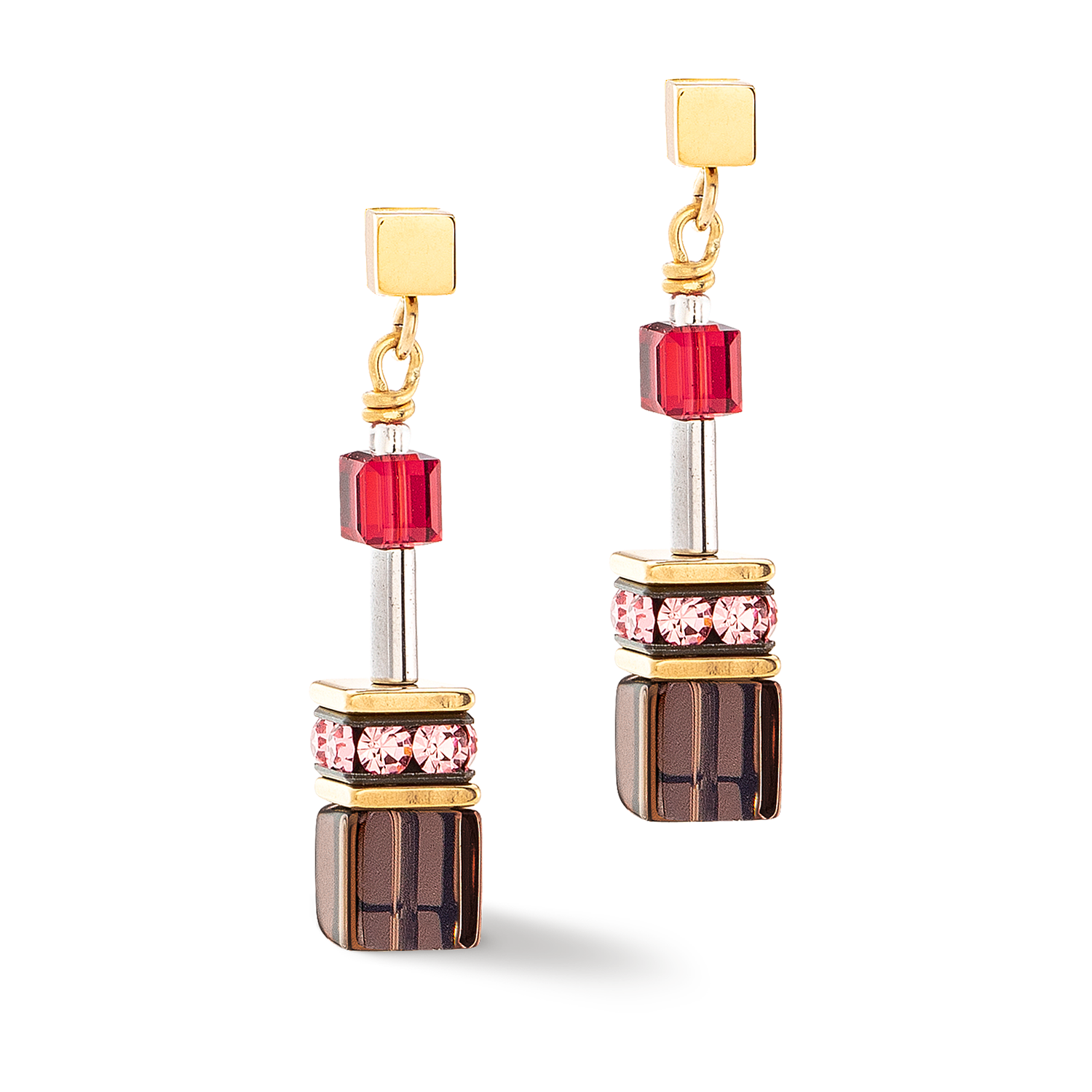 GeoCUBE® Iconic Precious Earrings - Natural Energy Stone Jewelry for Women | Perfect for Everyday Wear, Office & Special Occasions